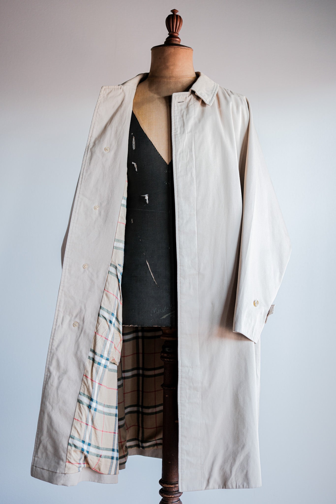 [~ 80's] Vintage Grenfell Single Raglan Balmacaan Taille du manteau.42