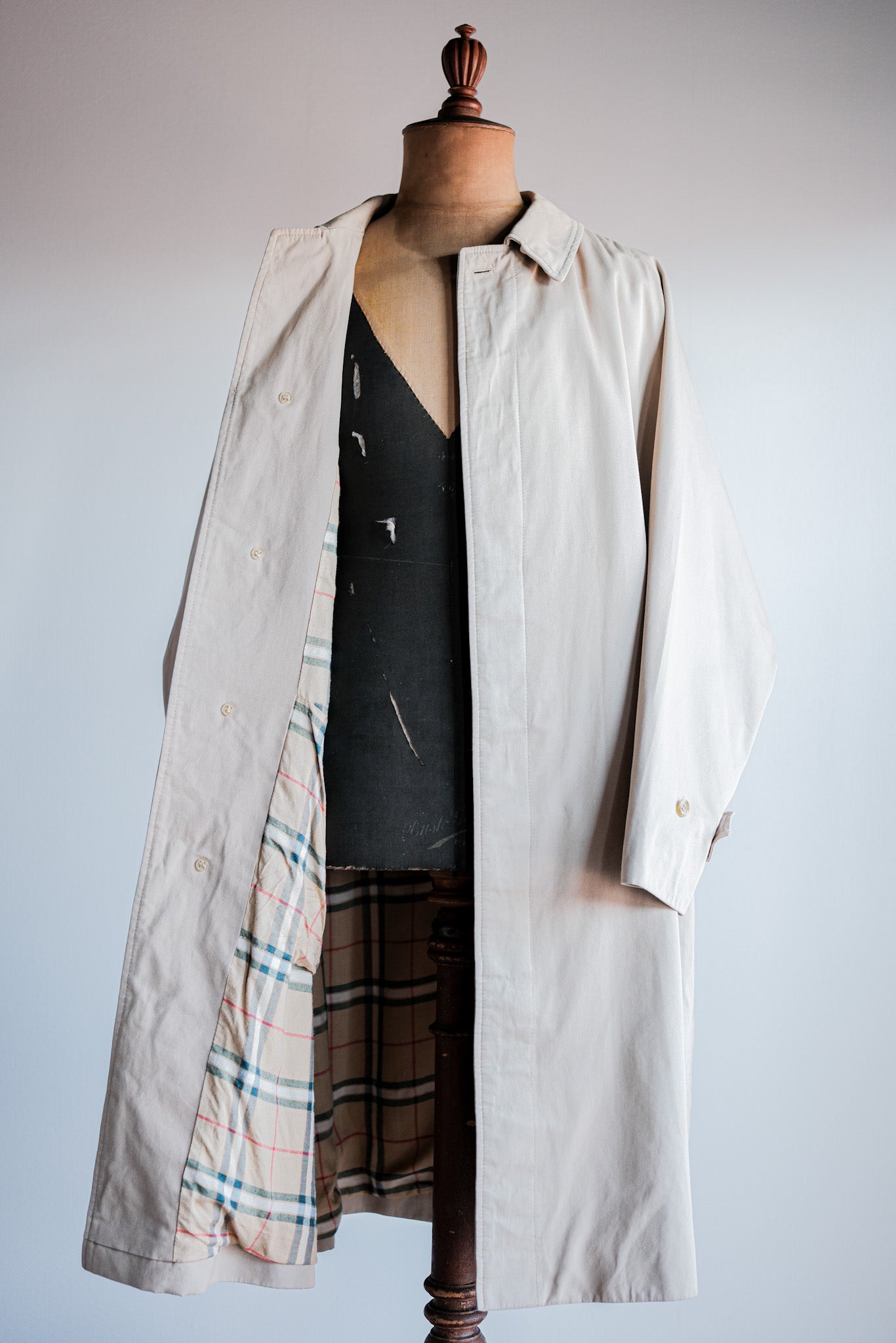 【~80’s】Vintage Grenfell Single Raglan Balmacaan Coat Size.42