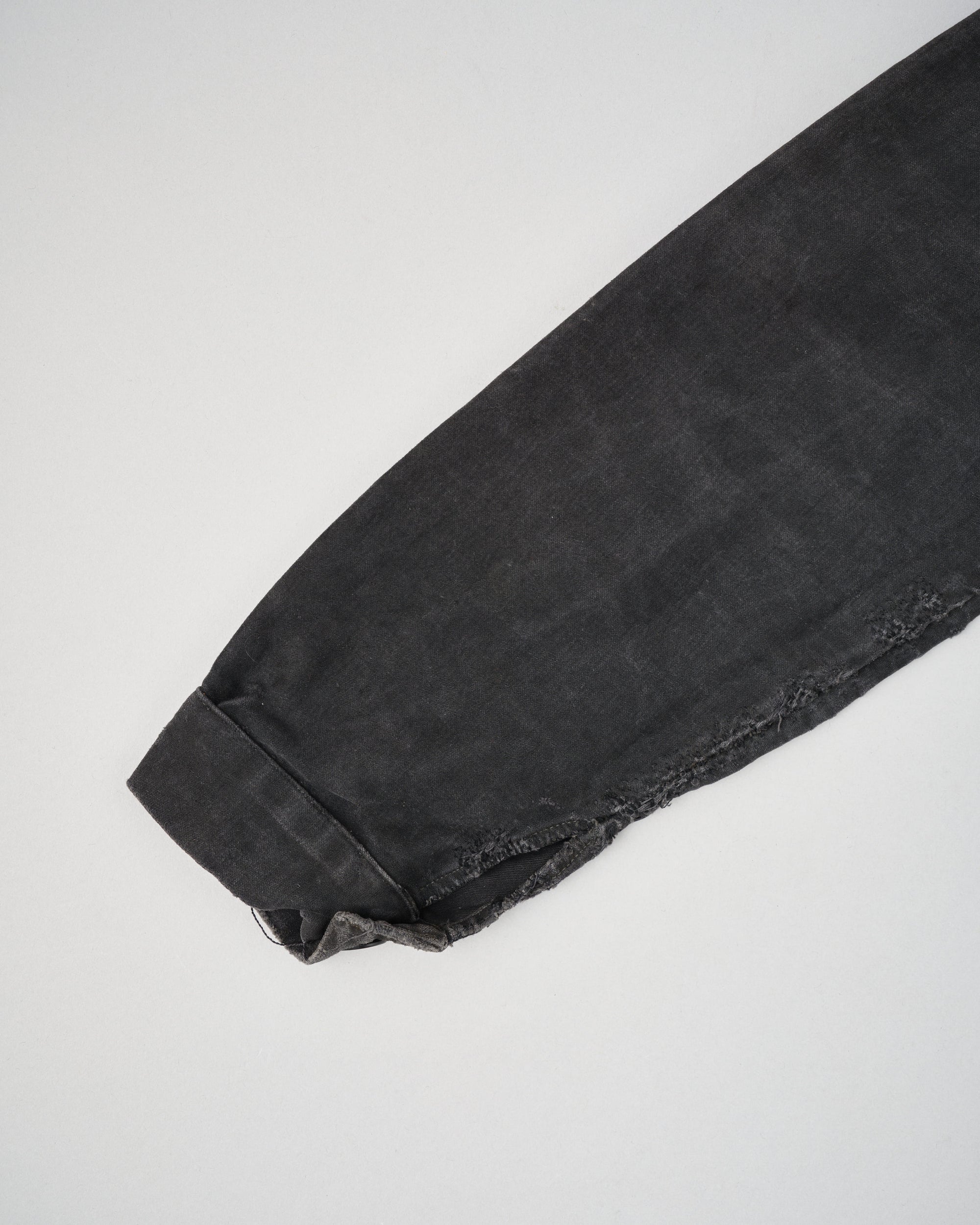 ［~40's］French Vintage Black Moleskin Work Jacket "6 Buttons"