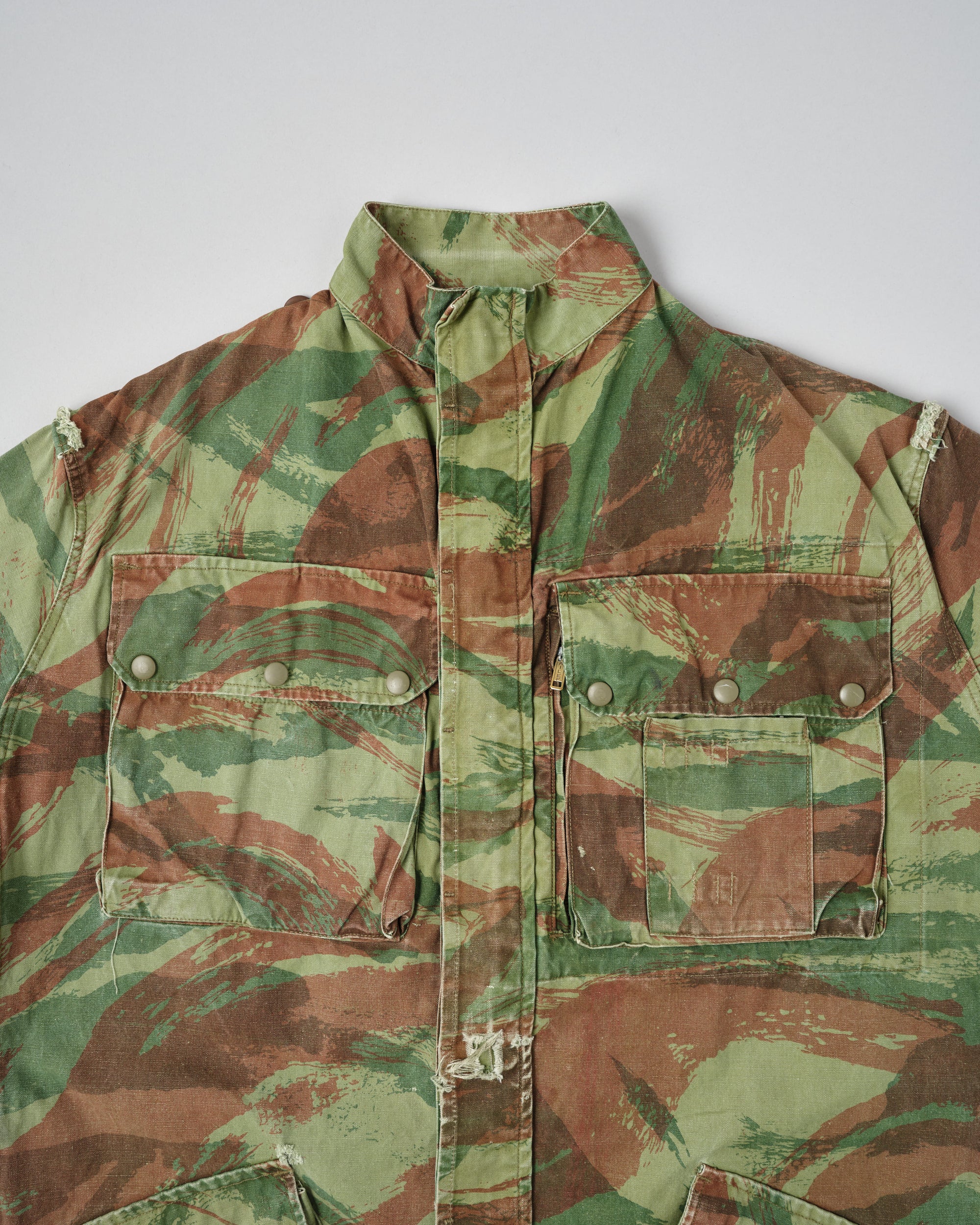 ［~50's］French Army TAP47/54 Lizard Camouflage Paratrooper Jacket Size.32