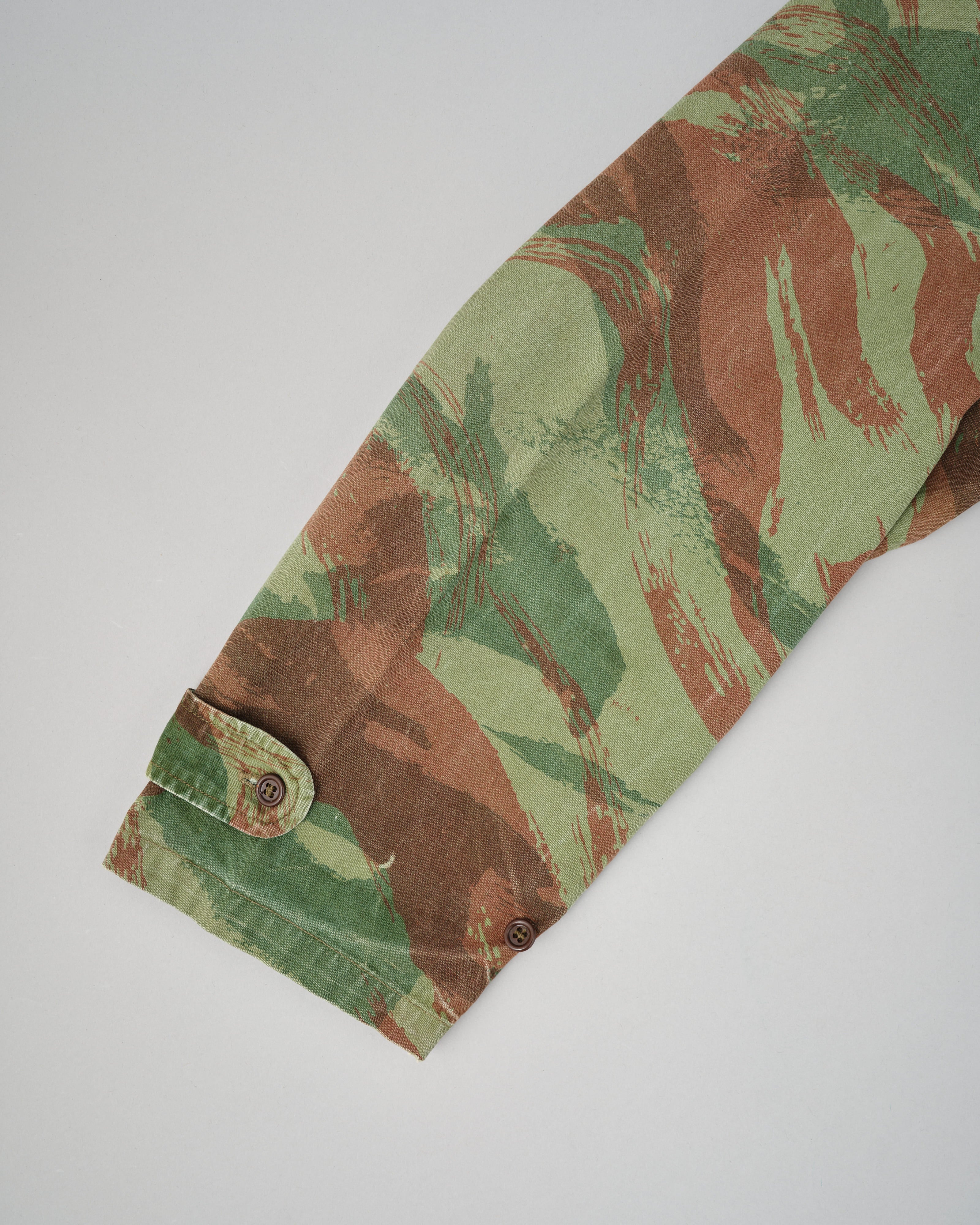 【~50's】French Army TAP47/54 Lizard Camouflage Paratrooper Jacket Size.32