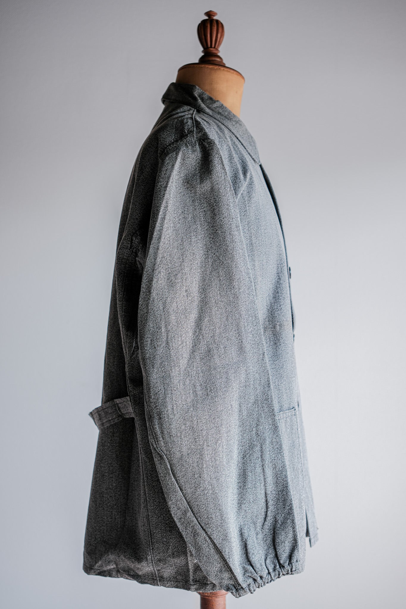 ［~10's］WWⅠ Royal Italian Army Salt & Pepper Cotton Work Jacket