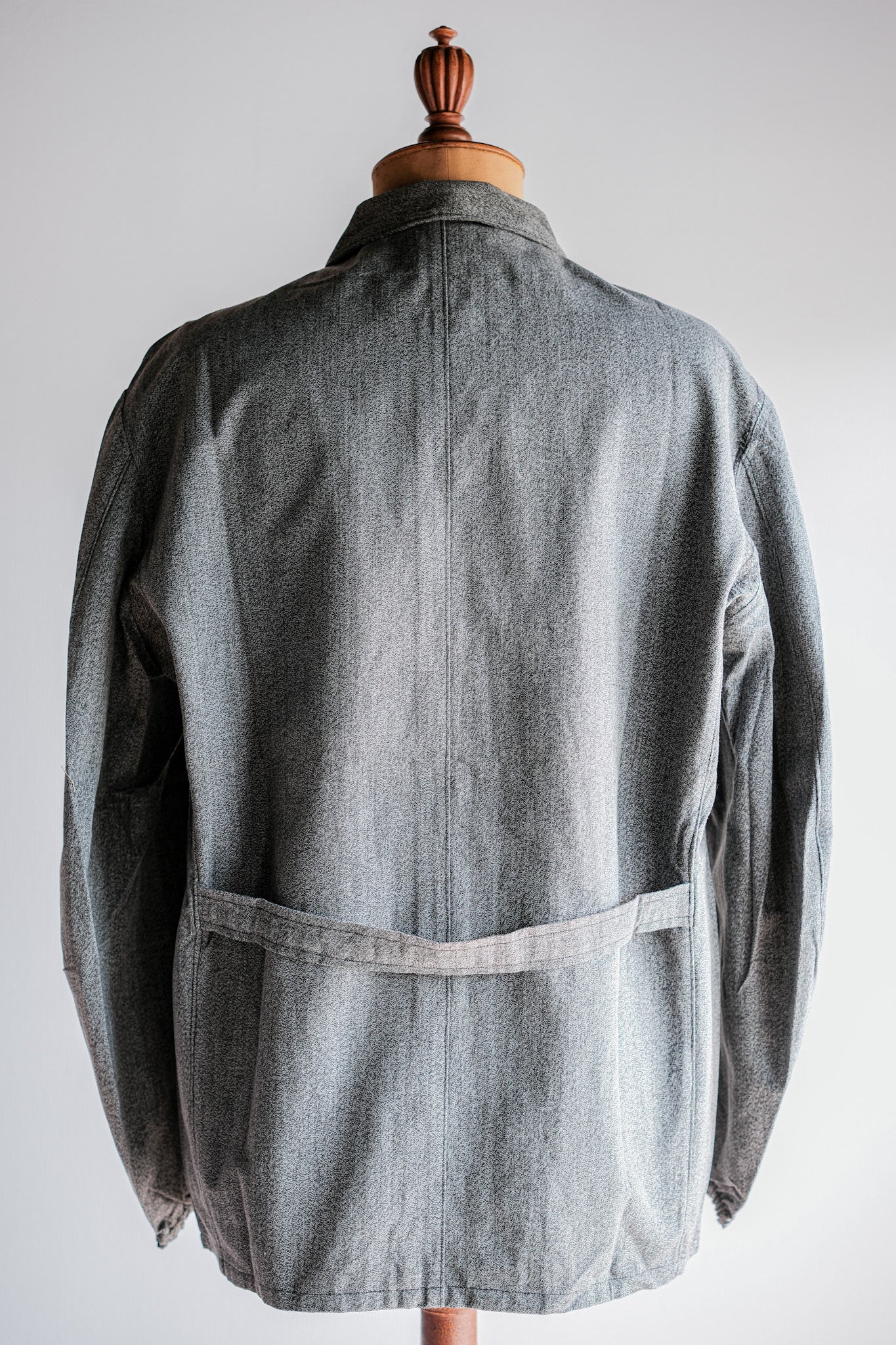 ［~10's］WWⅠ Royal Italian Army Salt & Pepper Cotton Work Jacket