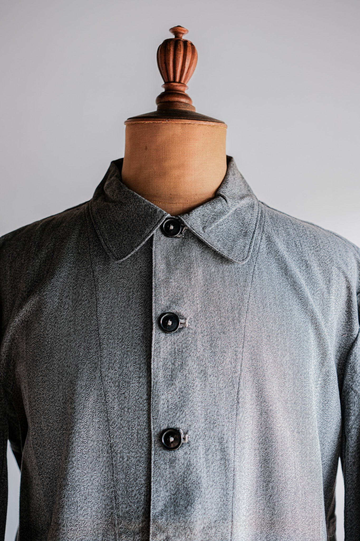 ［~10's］WWⅠ Royal Italian Army Salt & Pepper Cotton Work Jacket