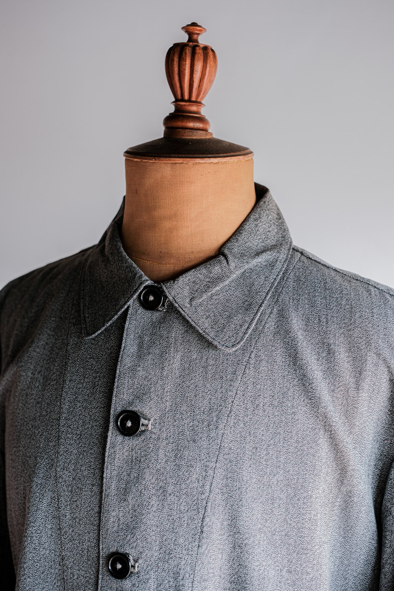 ［~10's］WWⅠ Royal Italian Army Salt & Pepper Cotton Work Jacket