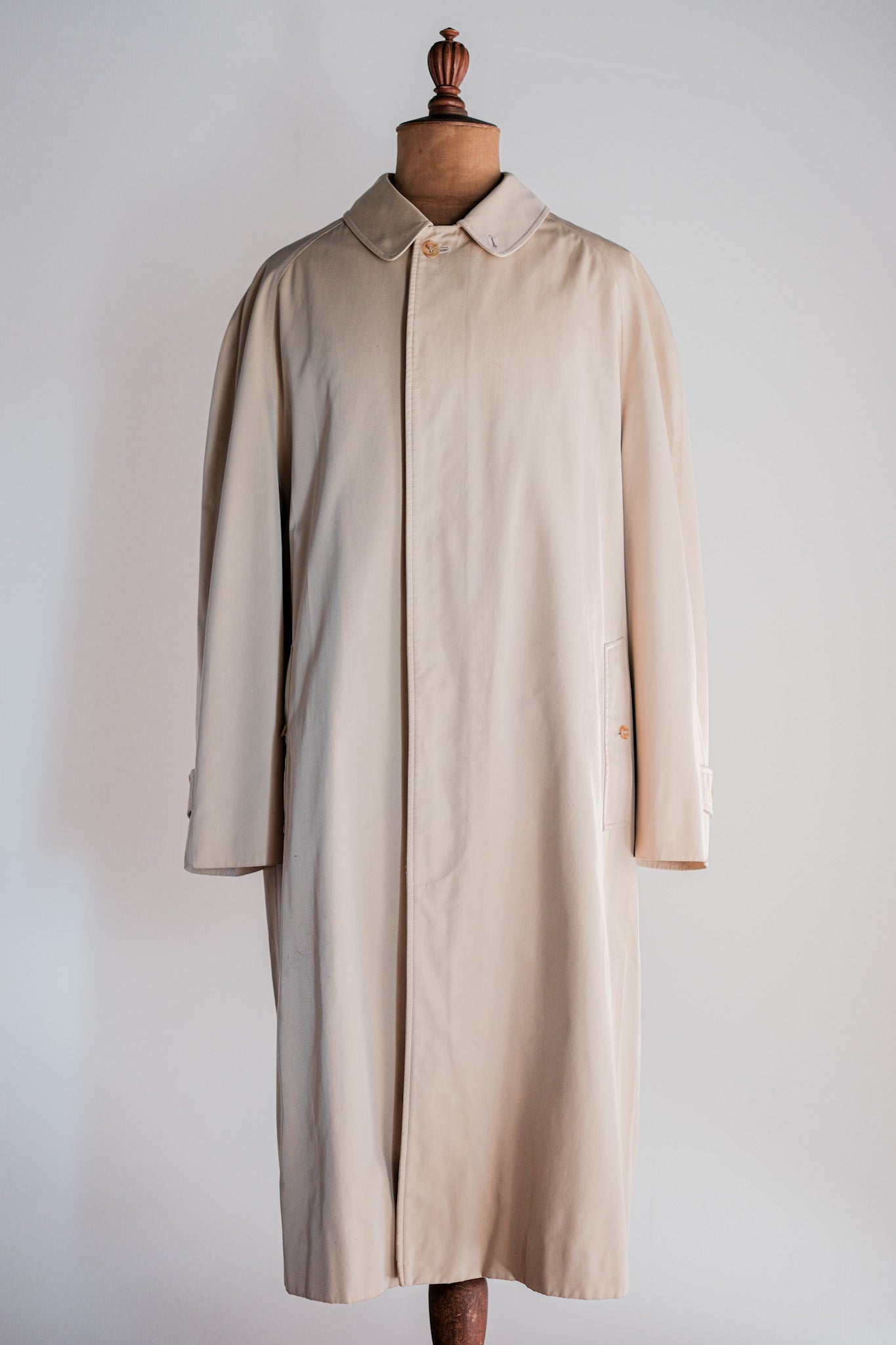 [~ 90's] Invertere Old Raglan Sleeve Balmacaan Coat Coat Coat Coat C100 Size.42r "de Paz แยกโน้ต"