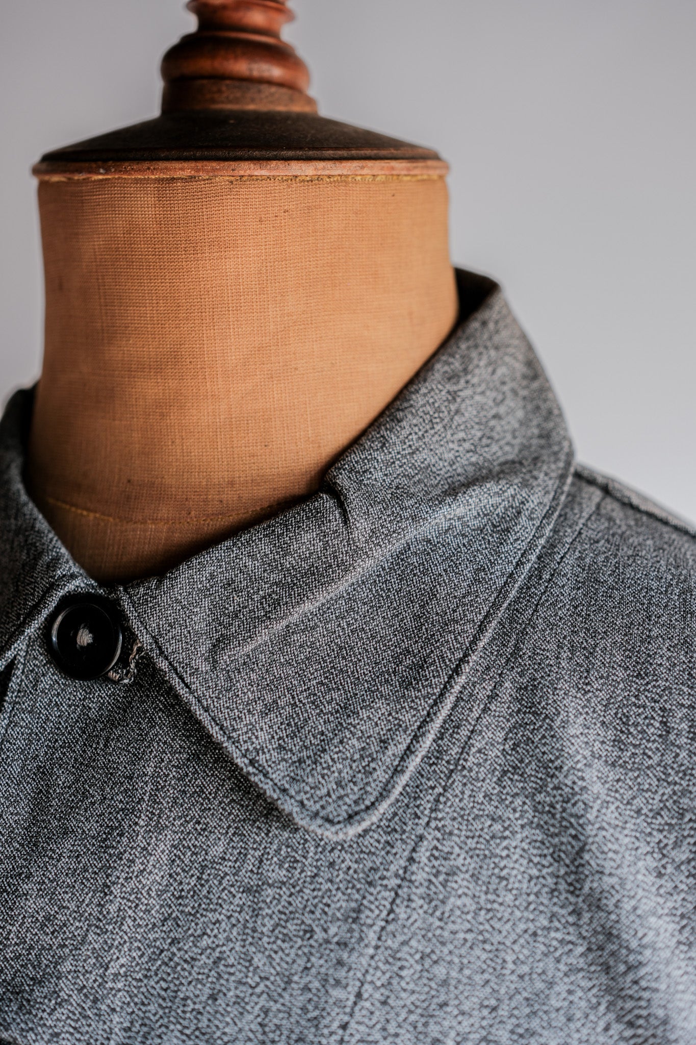 ［~10's］WWⅠ Royal Italian Army Salt & Pepper Cotton Work Jacket