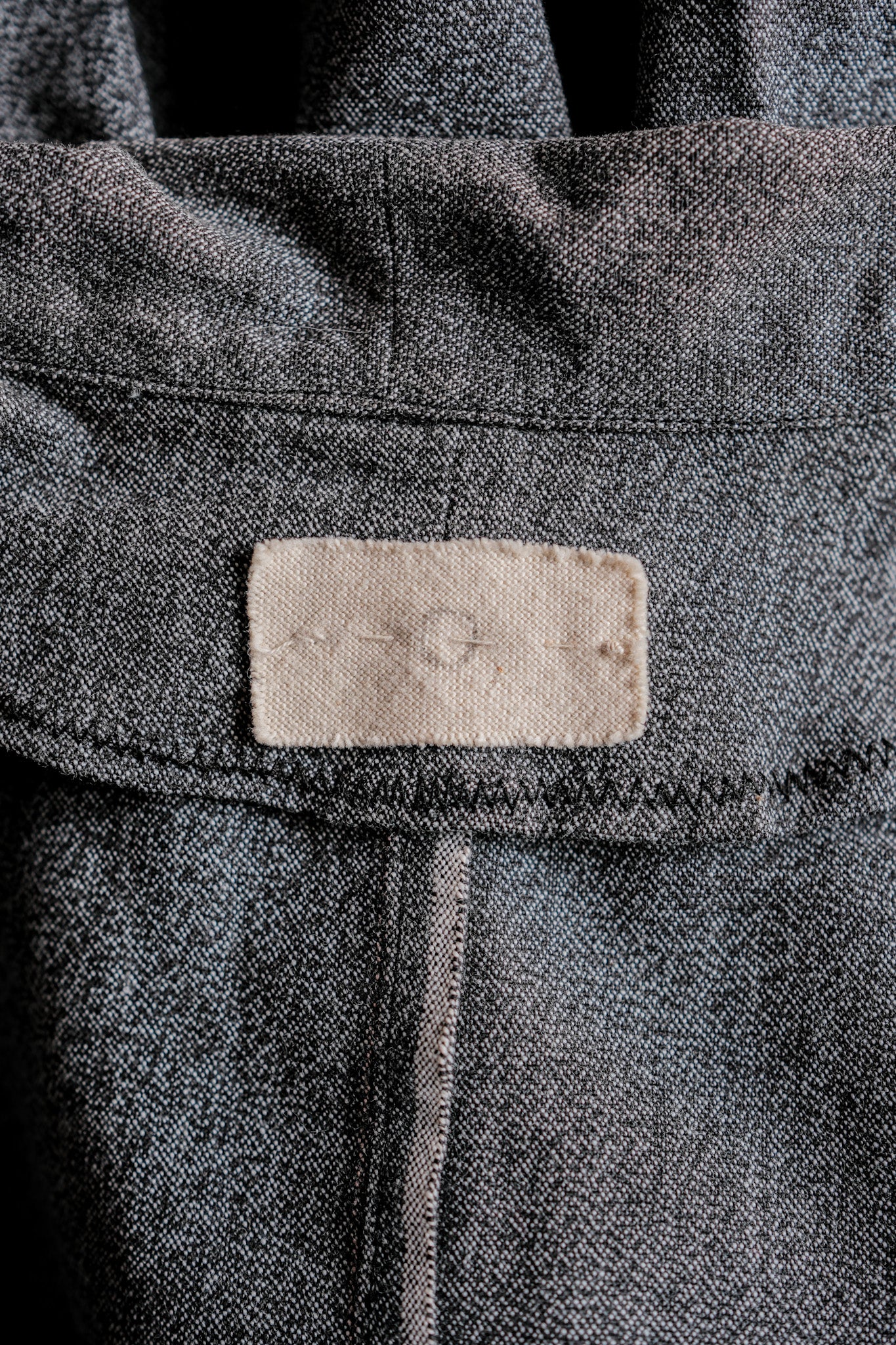 ［~10's］WWⅠ Royal Italian Army Salt & Pepper Cotton Work Jacket