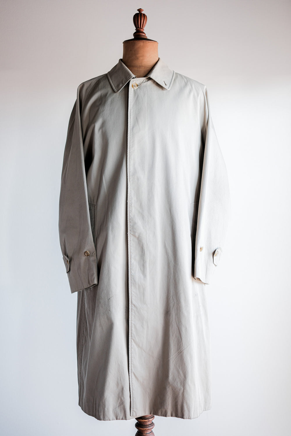 ［~80's］Vintage Burberrys Single Raglan Balmacaan Coat C100 Size.48REG "AL DUCA D'AOSTA 別注"