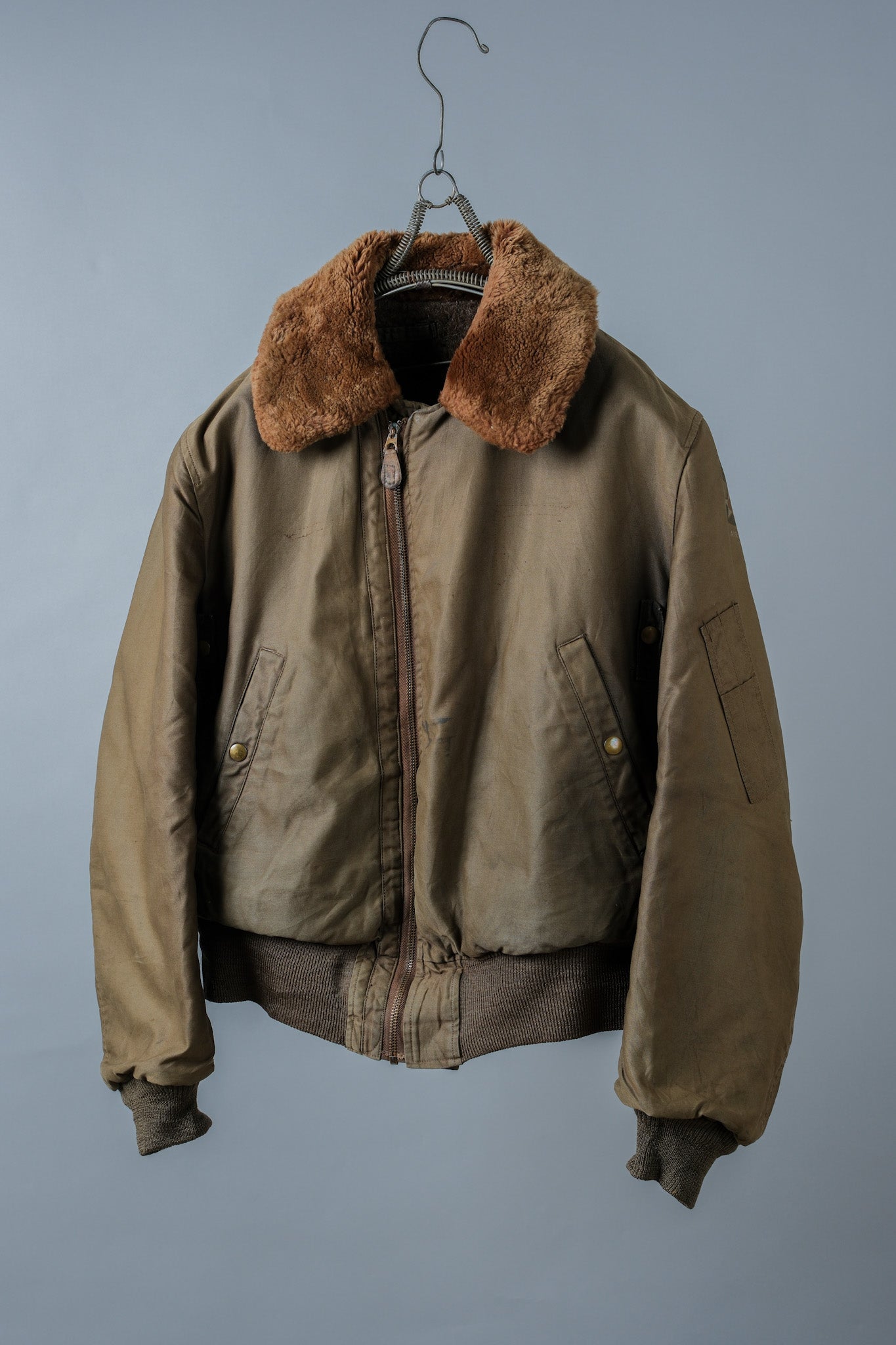 [~ 40's] WWⅱ U.Army Air Force Type B-15A Veste de vol "modifiée"