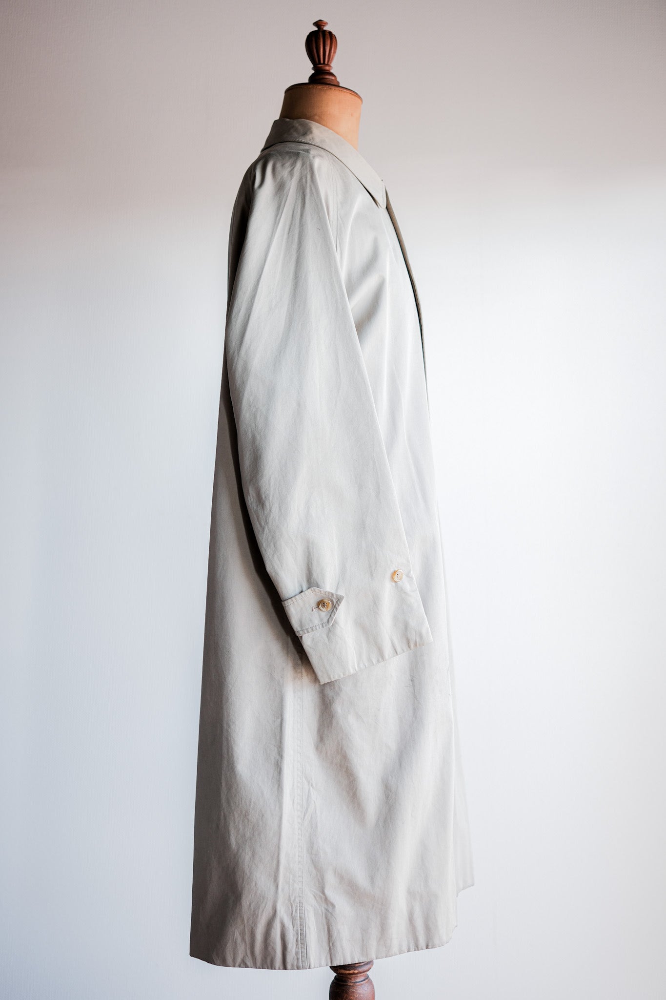 [~ 80 년대] 빈티지 버버리 싱글 라글란 발마 카안 코트 C100 크기.