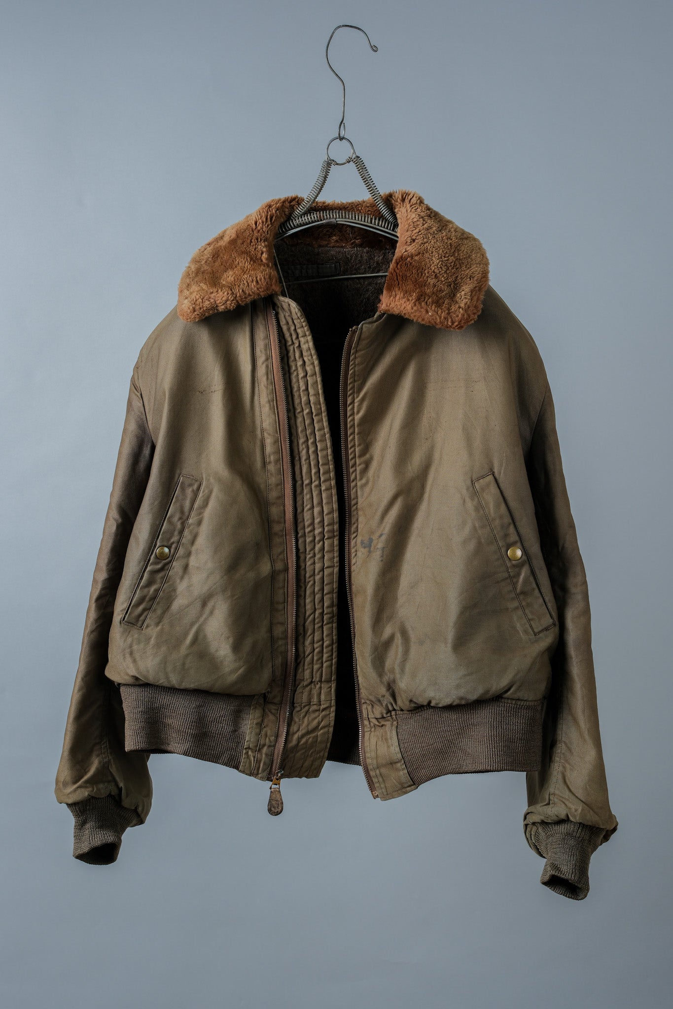 [~ 40's] WWⅱ U.Army Air Force Type B-15A Veste de vol "modifiée"