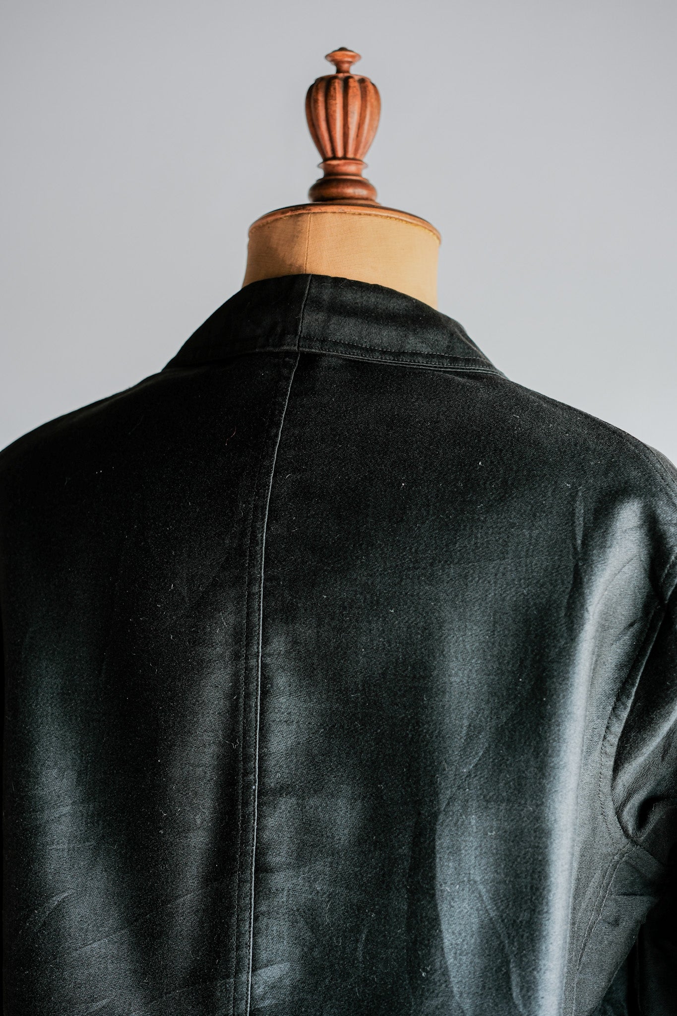 ［~40's］French Vintage Black Light Moleskin Work Jacket