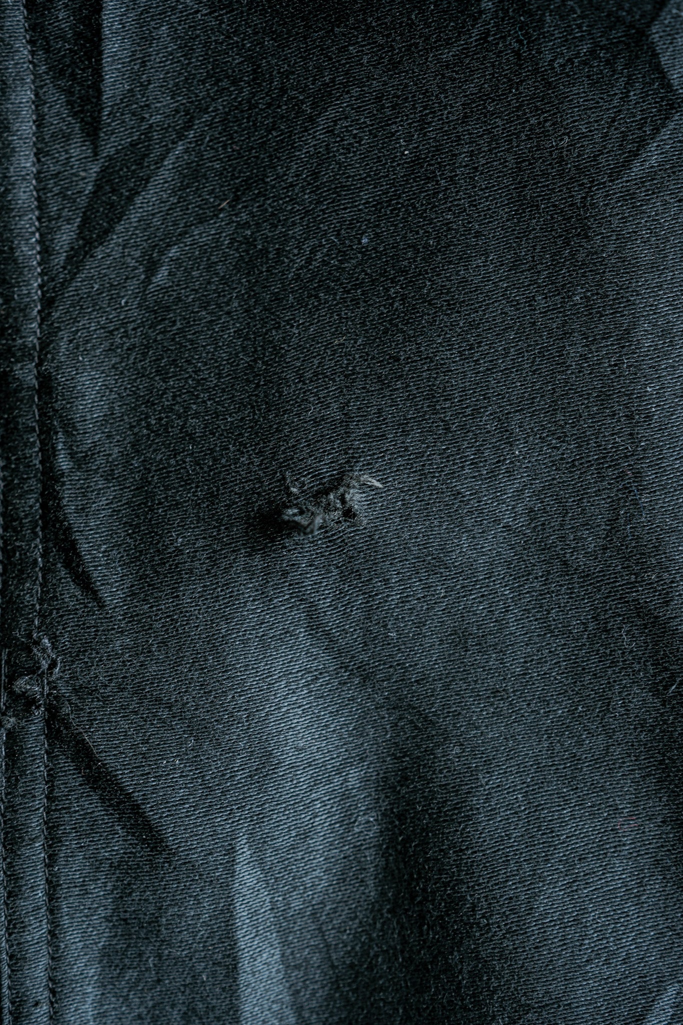 ［~40's］French Vintage Black Light Moleskin Work Jacket
