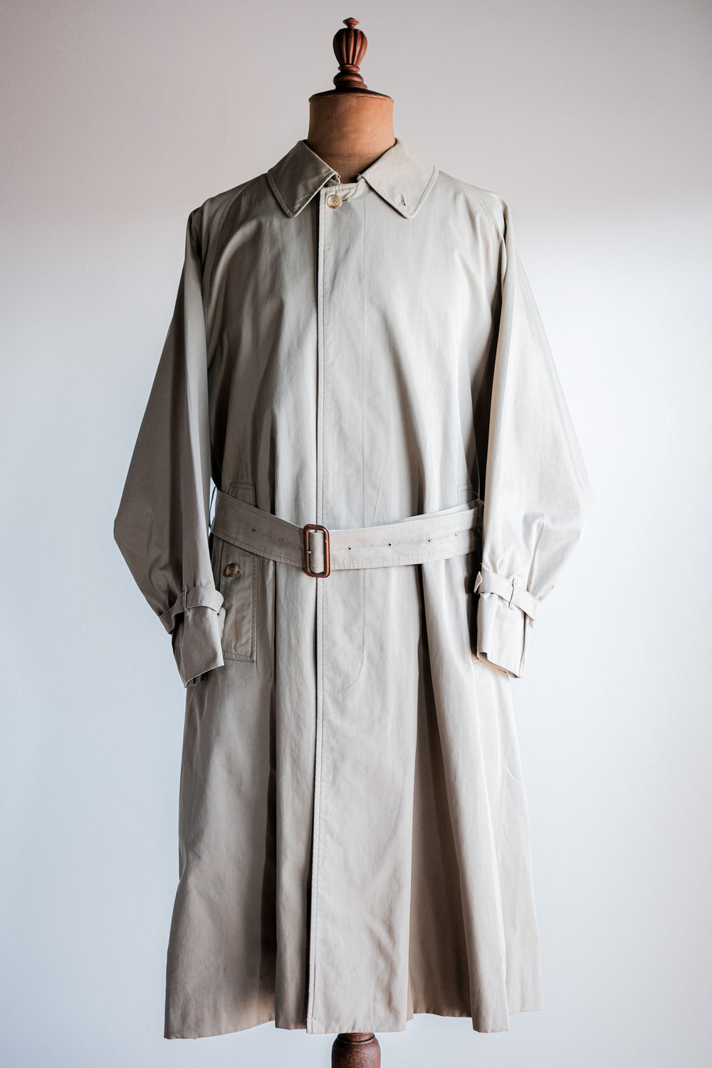 ［~80's］Vintage Burberrys Single Raglan Rider Coat C100 Size.50R