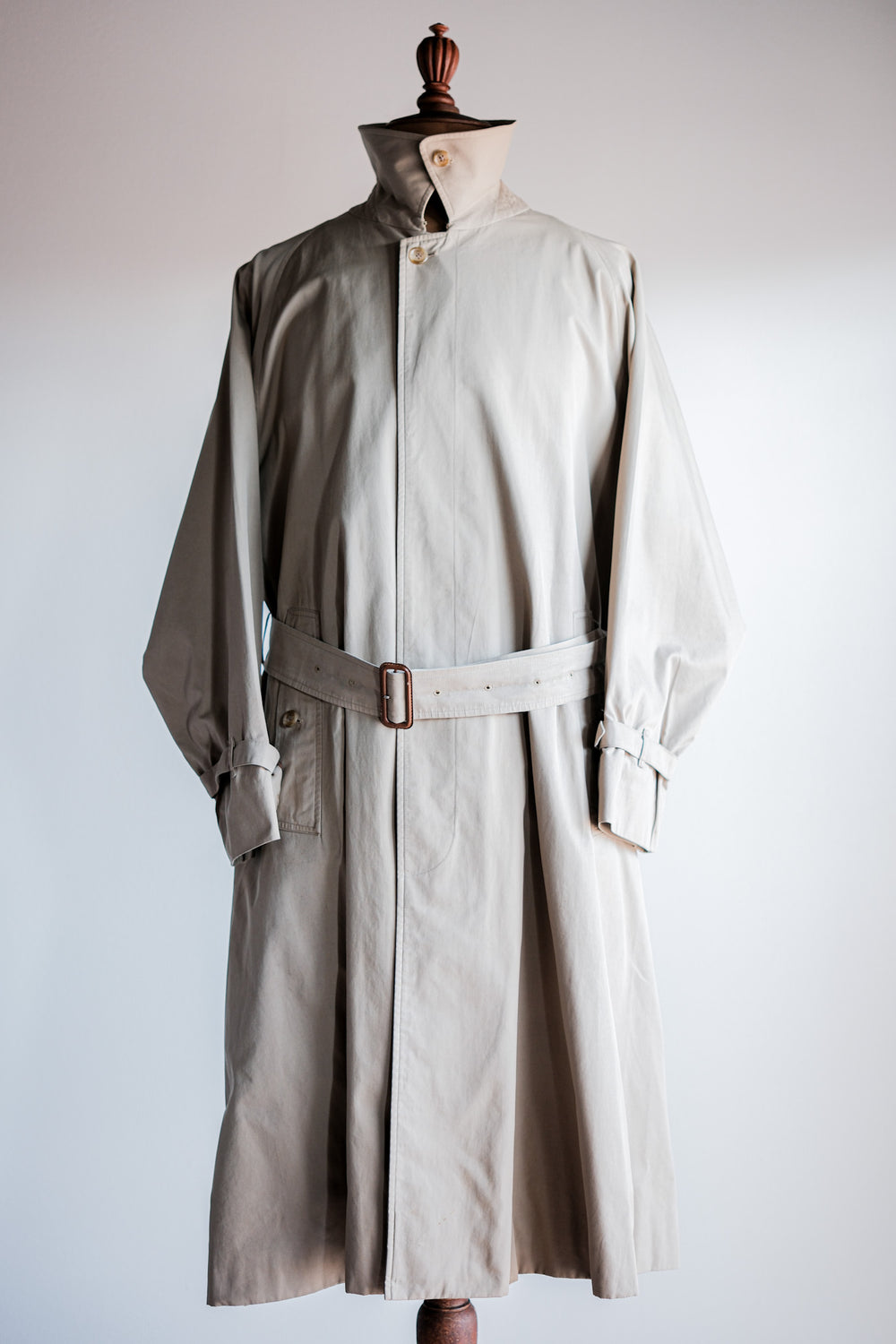 ［~80's］Vintage Burberrys Single Raglan Rider Coat C100 Size.50R