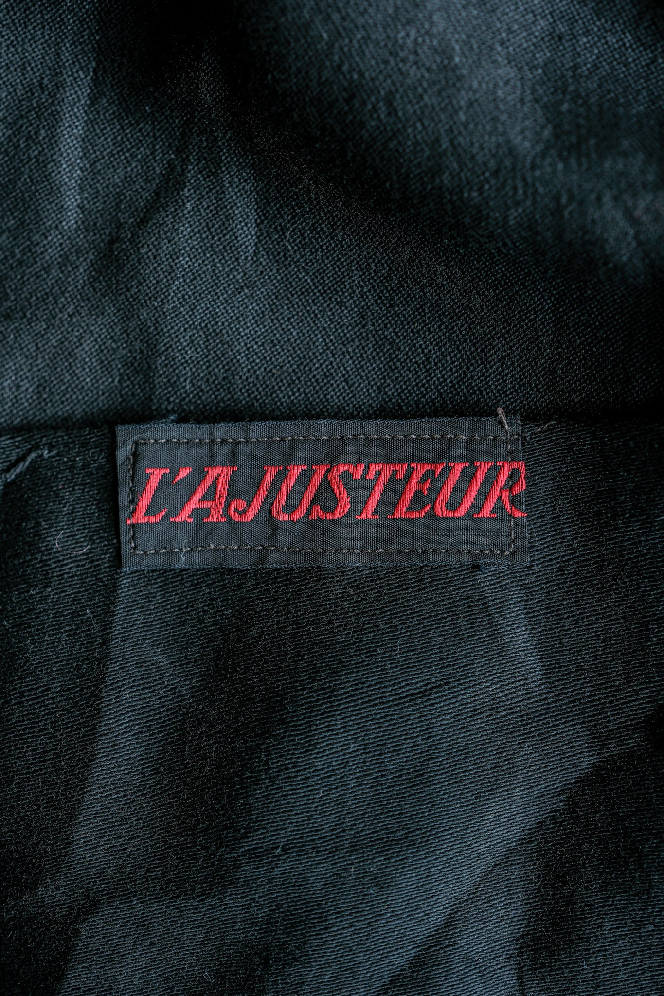 ［~40's］French Vintage Black Light Moleskin Work Jacket