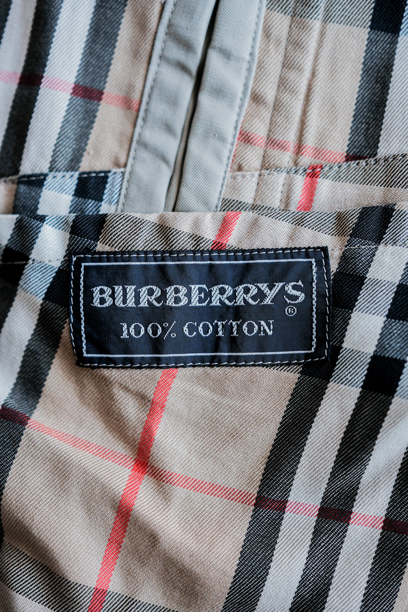 [〜80年代]復古burberrys單raglan騎手外套C100大小。50R