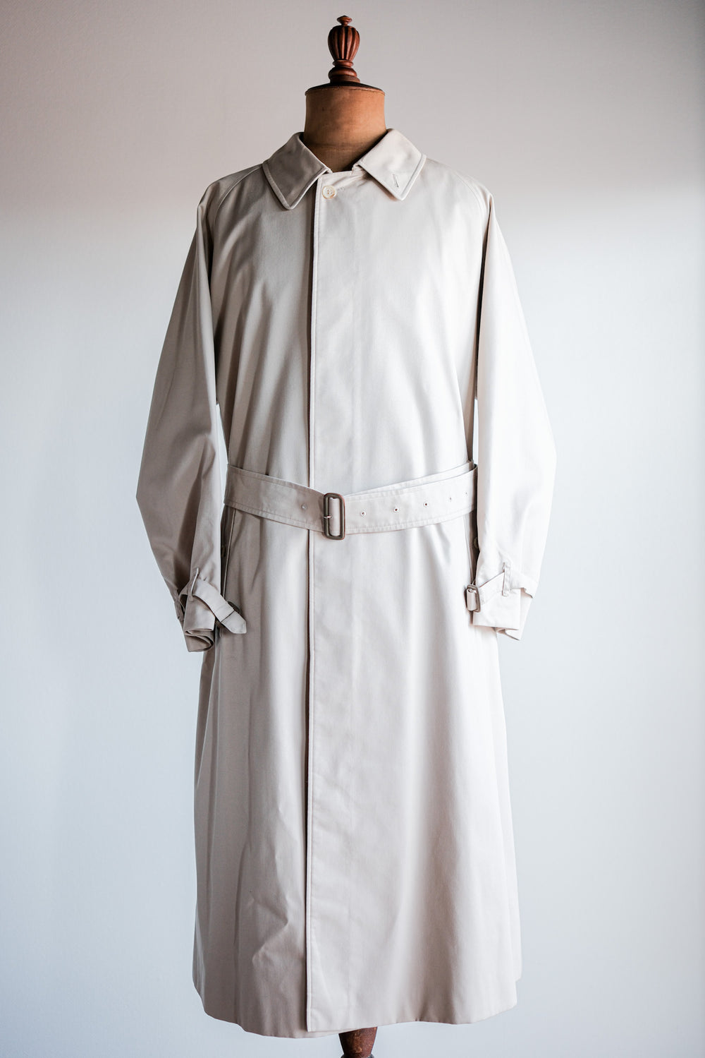 ［~80's］Vintage Burberrys Single Raglan Rider Coat Size.52RL