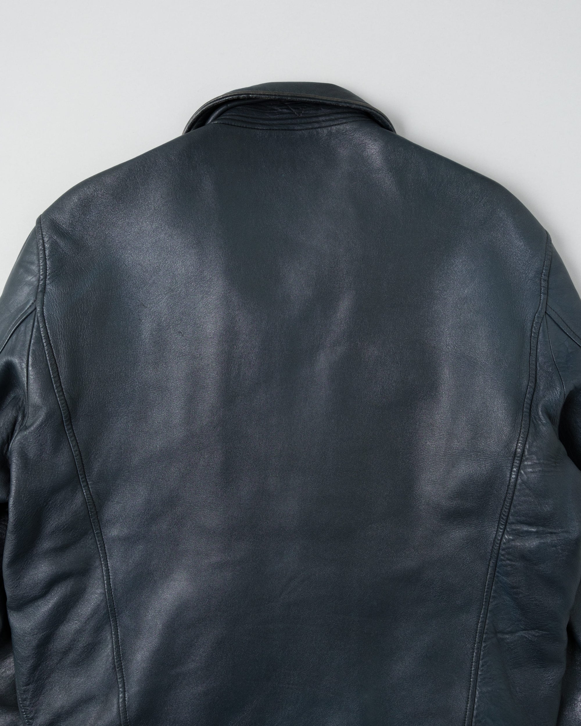 ［~70's］French Air Force Pilot Leather Jacket Size.100X