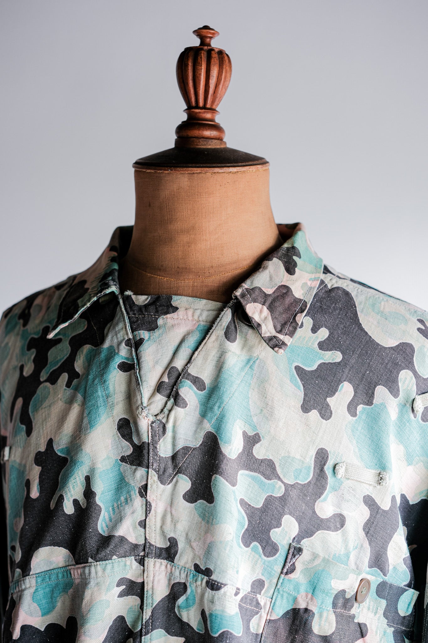 [~ 50's] armée tchécoslovaque dubaky camouflage réversible smock