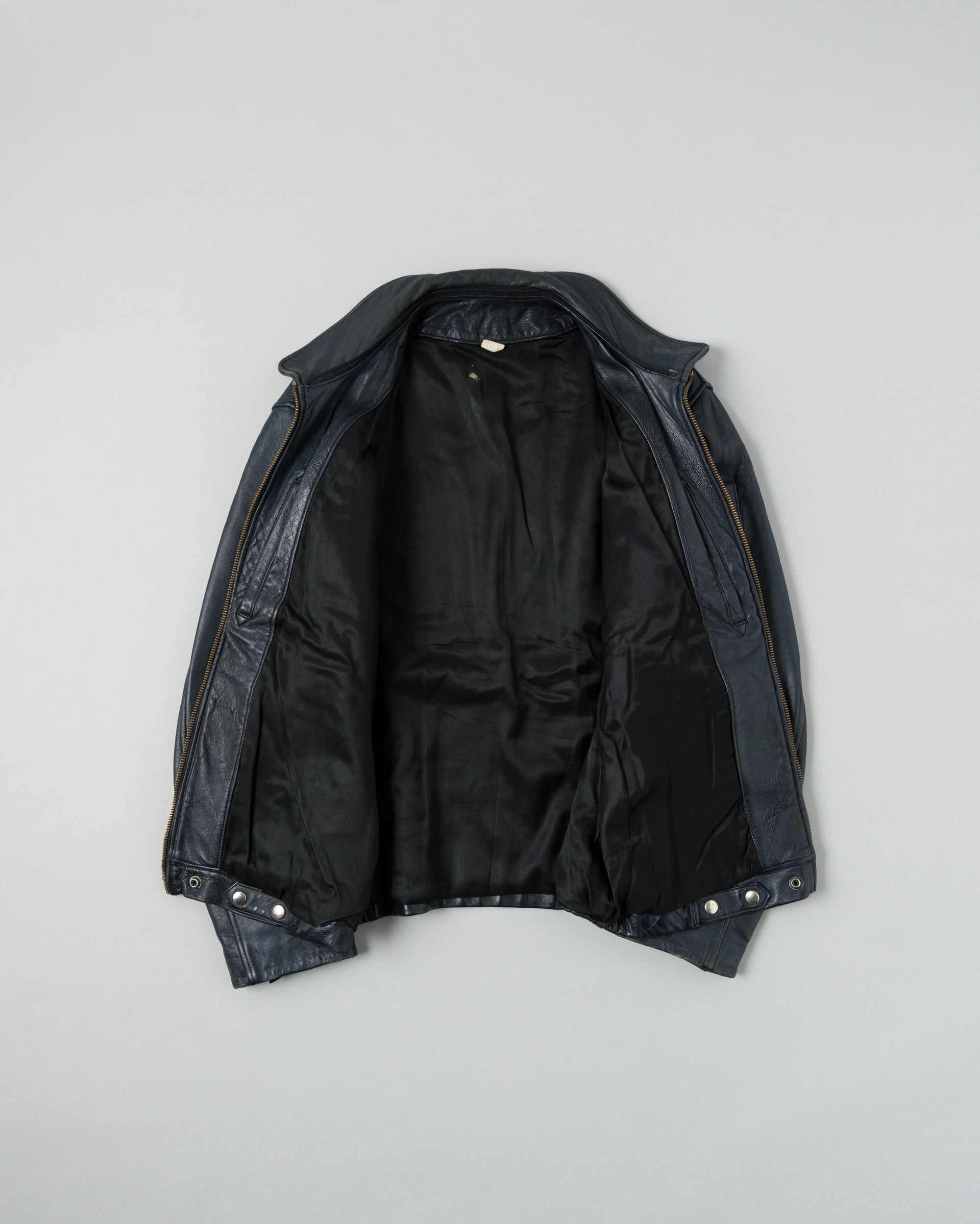 ［~70's］French Air Force Pilot Leather Jacket Size.100X