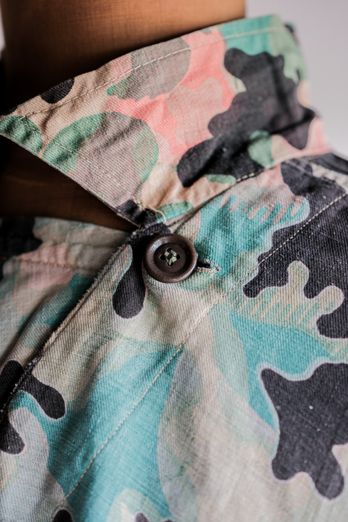 【~50's】Czechoslovakian Army Dubaky Camouflage Reversible Smock