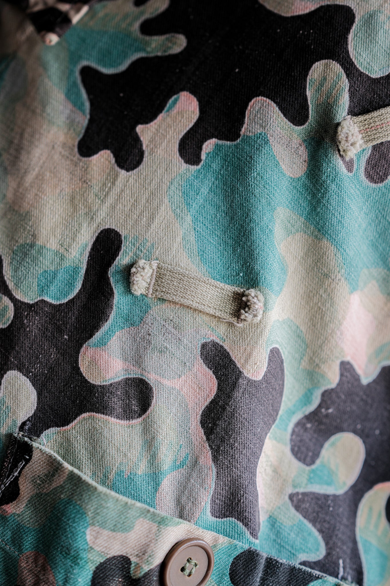 【~50's】Czechoslovakian Army Dubaky Camouflage Reversible Smock