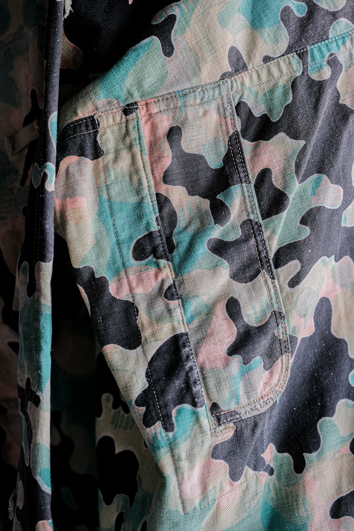 [~ 50's] armée tchécoslovaque dubaky camouflage réversible smock