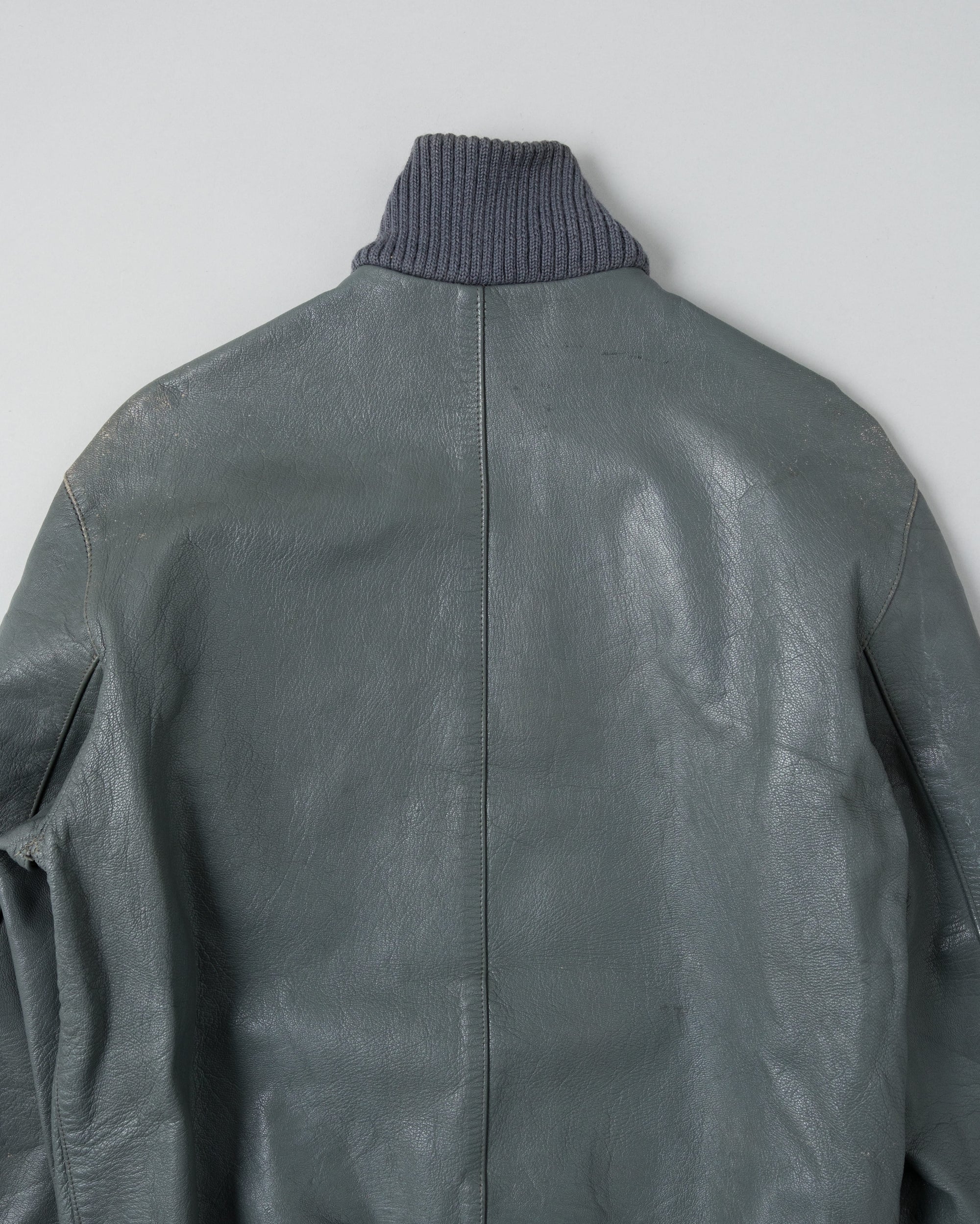 【~80’s】West German Air Force Pilot Leather Jacket Size.182/96