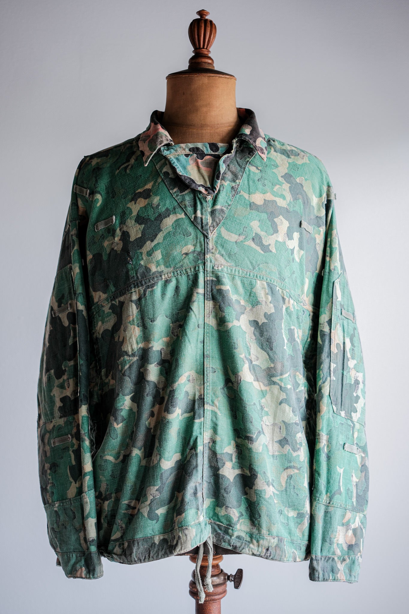 【~50's】Czechoslovakian Army Dubaky Camouflage Reversible Smock