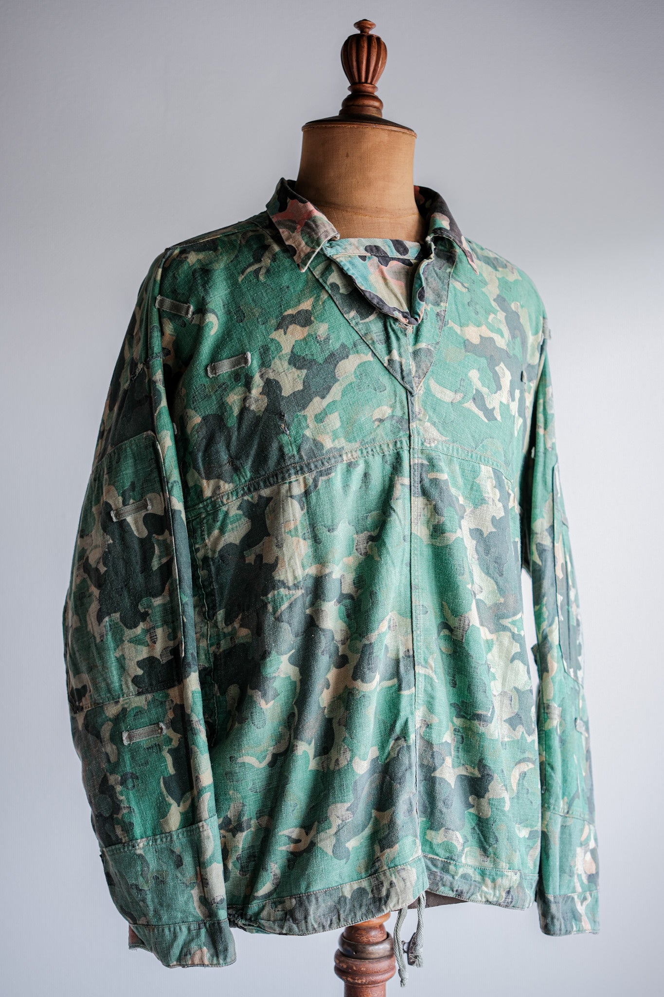 [~ 50's] armée tchécoslovaque dubaky camouflage réversible smock