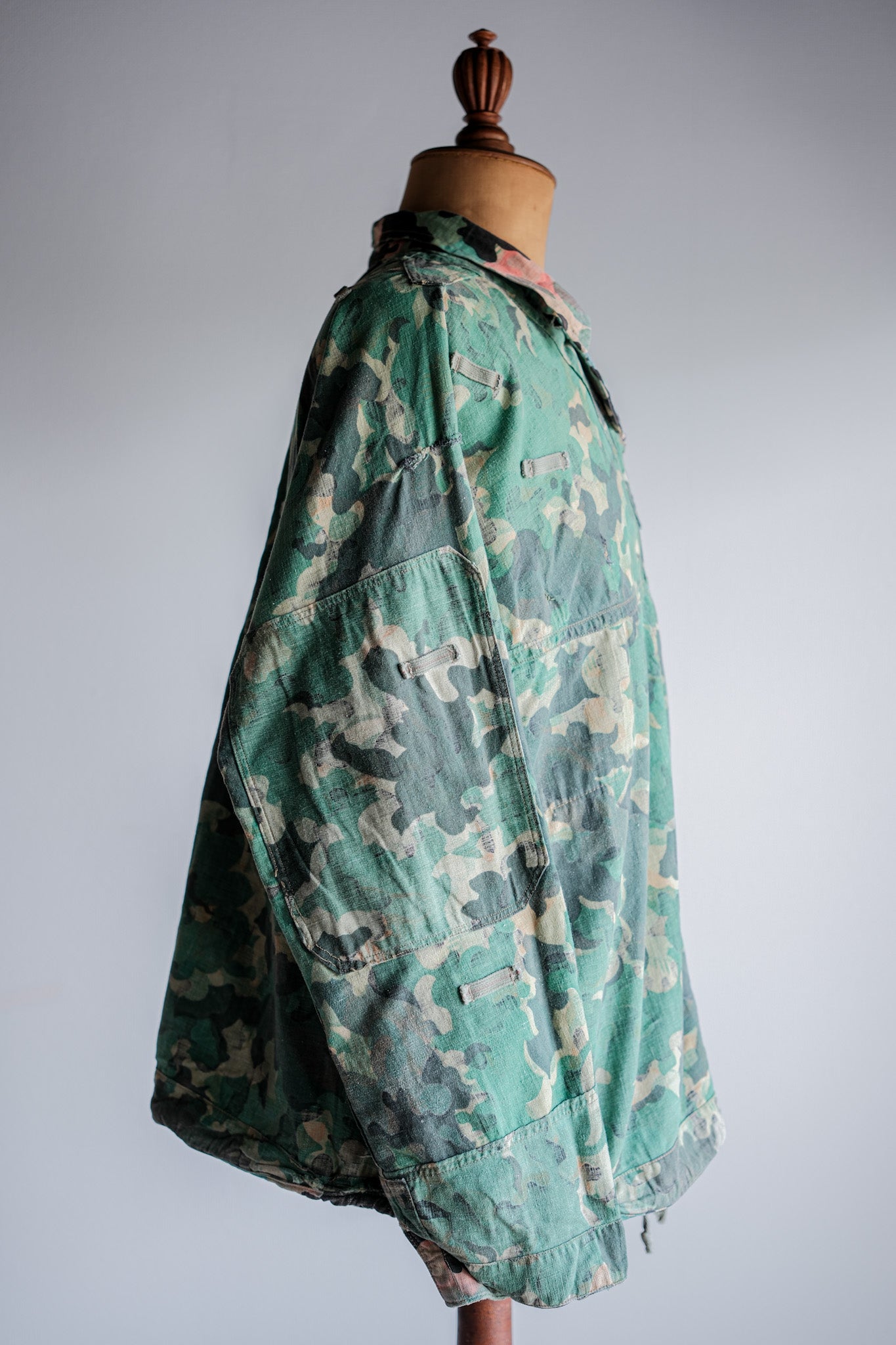 【~50's】Czechoslovakian Army Dubaky Camouflage Reversible Smock