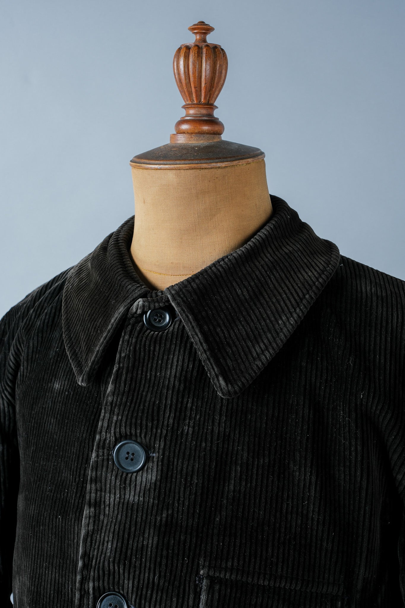 40's】French Vintage Dark Brown Corduroy Work Jacket Size.46 40's】French Vintage Dark Brown Corduroy Work Jacket Size.46