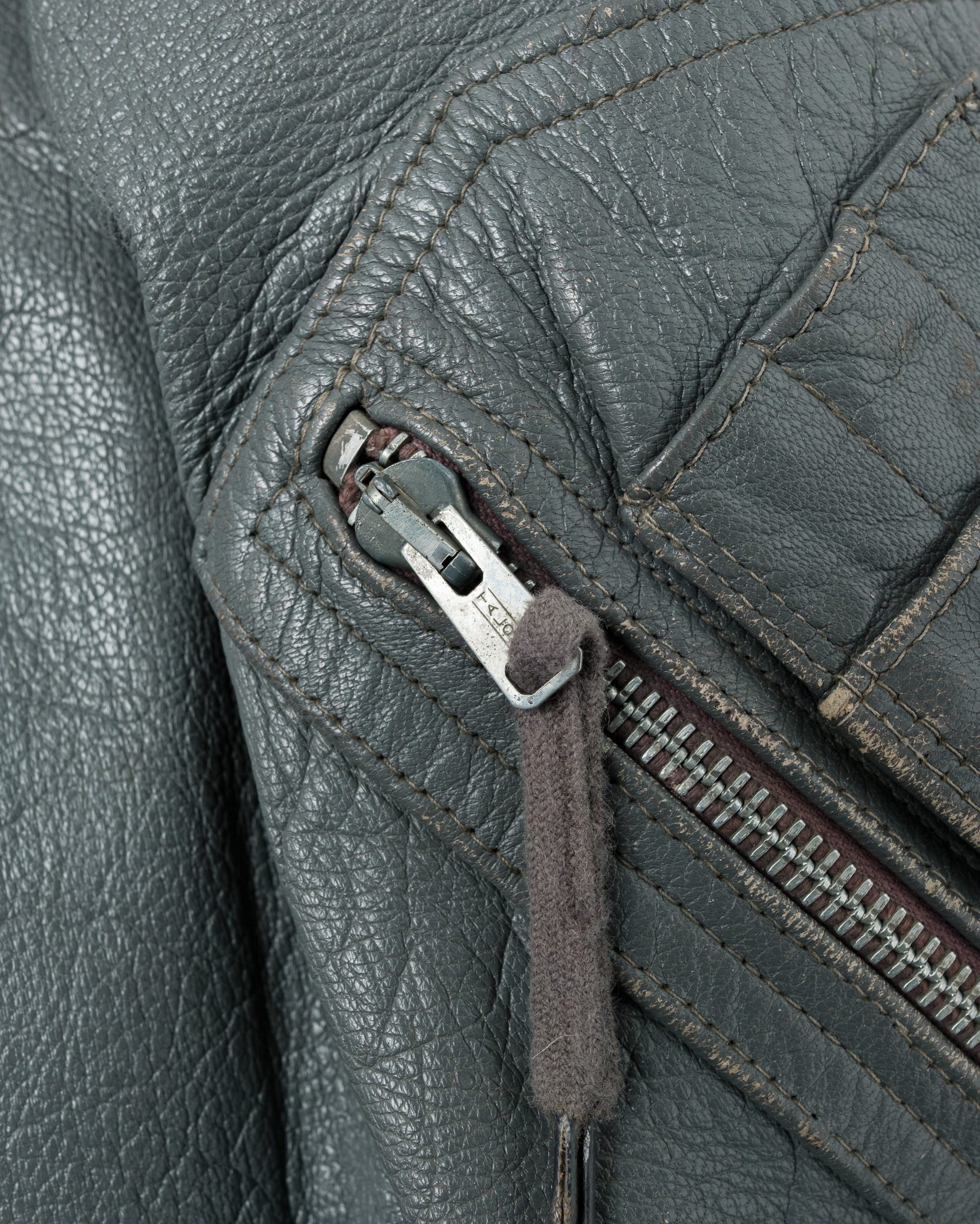 【~80’s】West German Air Force Pilot Leather Jacket Size.182/96