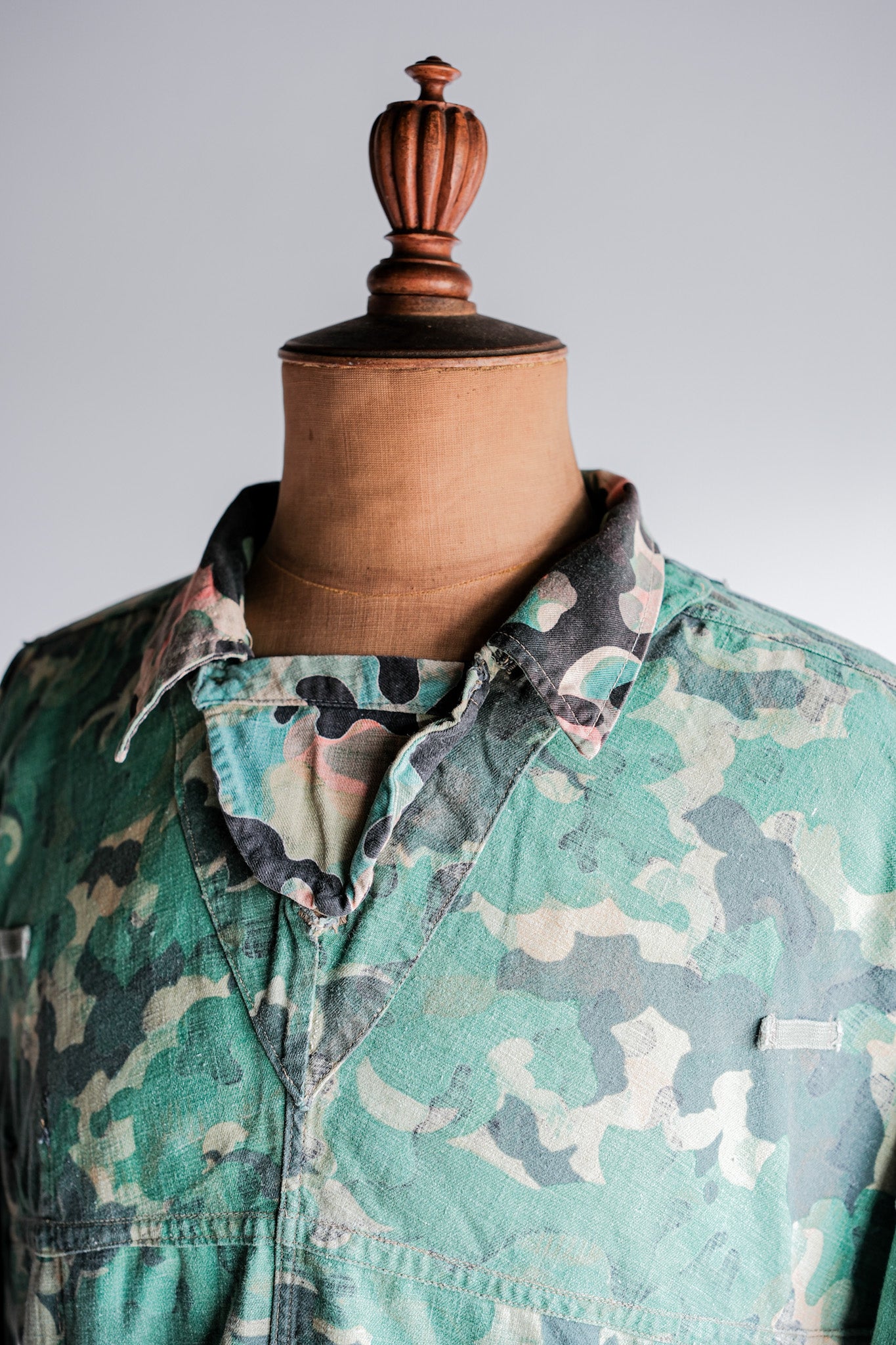 【~50's】Czechoslovakian Army Dubaky Camouflage Reversible Smock