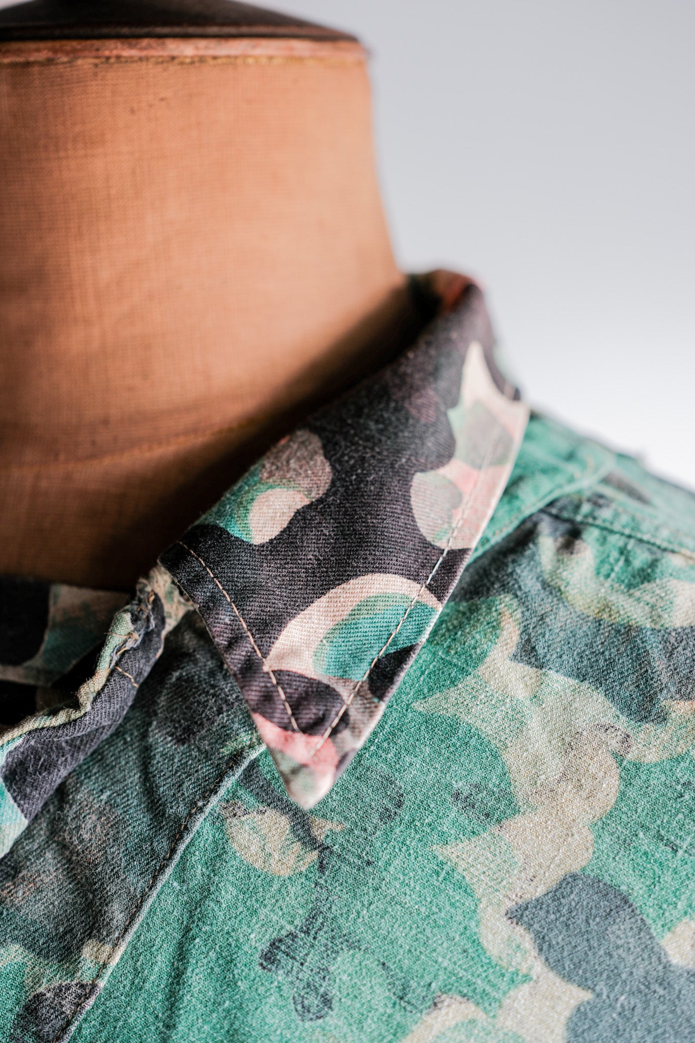 [~ 50's] armée tchécoslovaque dubaky camouflage réversible smock