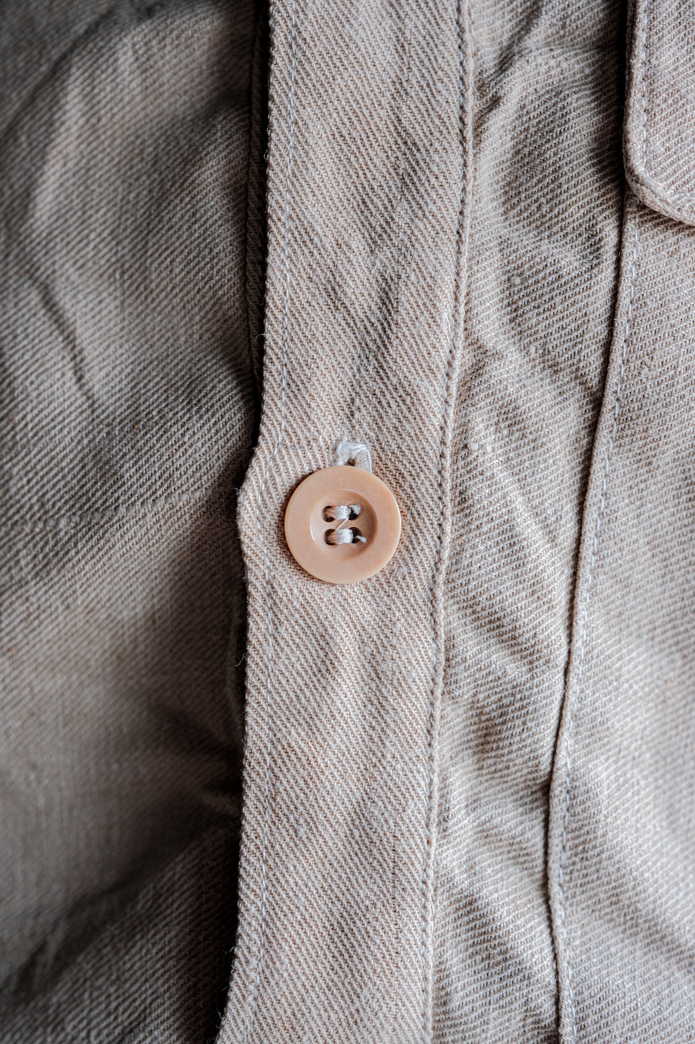 ［~40's］WWⅡ Royal Italian Navy Linen Twill Work Smock Size.2 "Regia Marina"
