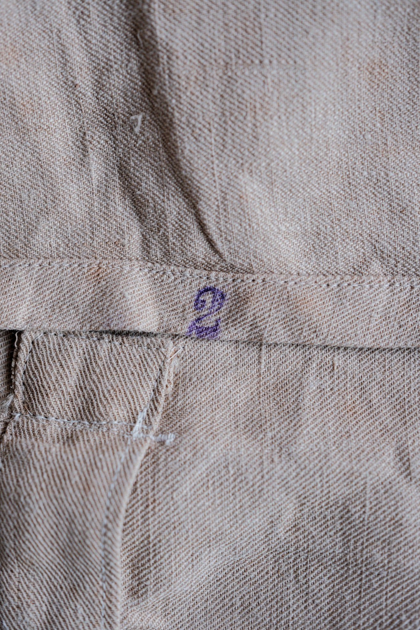 ［~40's］WWⅡ Royal Italian Navy Linen Twill Work Smock Size.2 "Regia Marina"