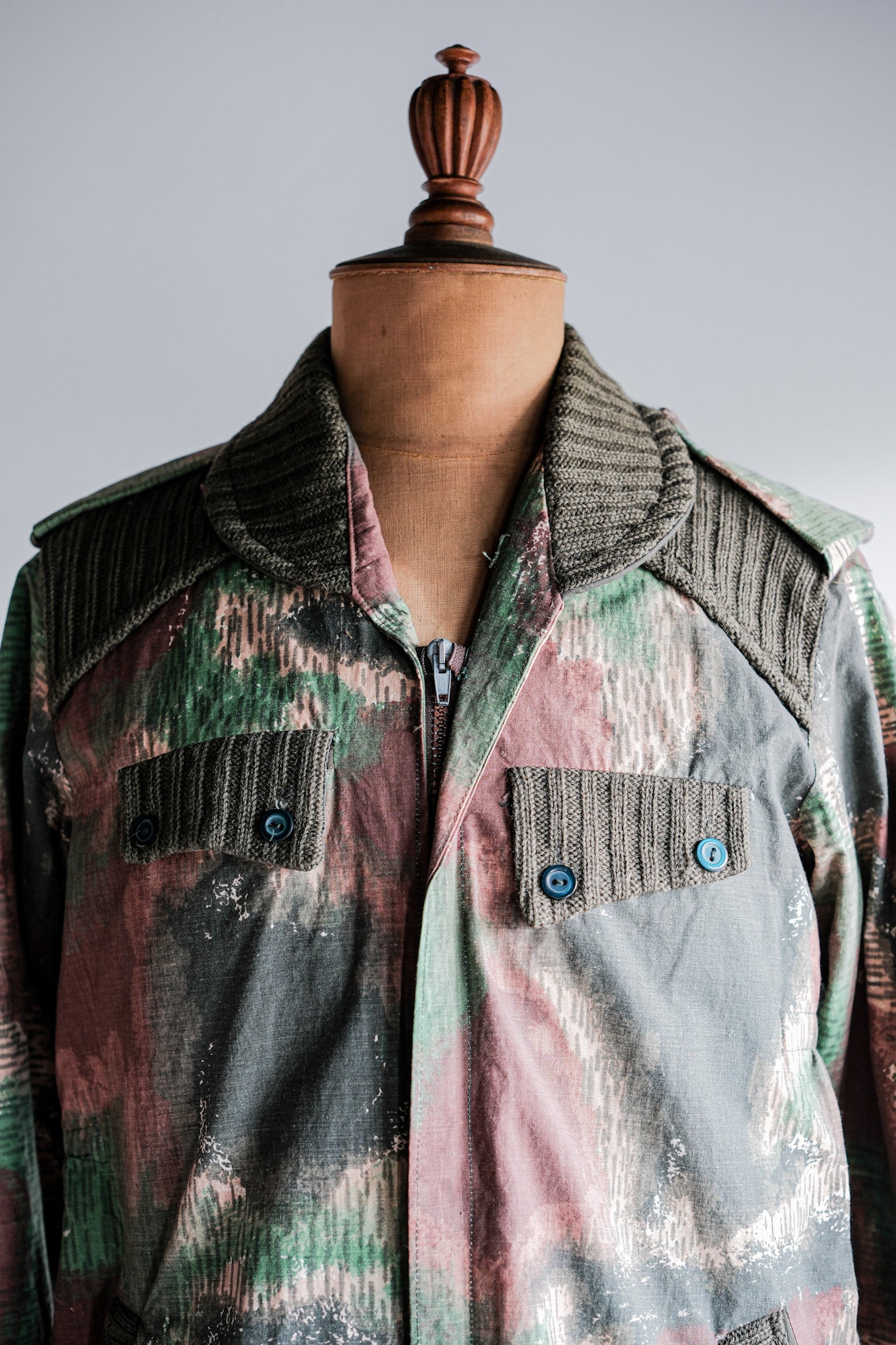 ［~60's］Czechoslovakian Air Force Sumpfmuster Pattern Camouflage Paratrooper Jacket "Localmade"