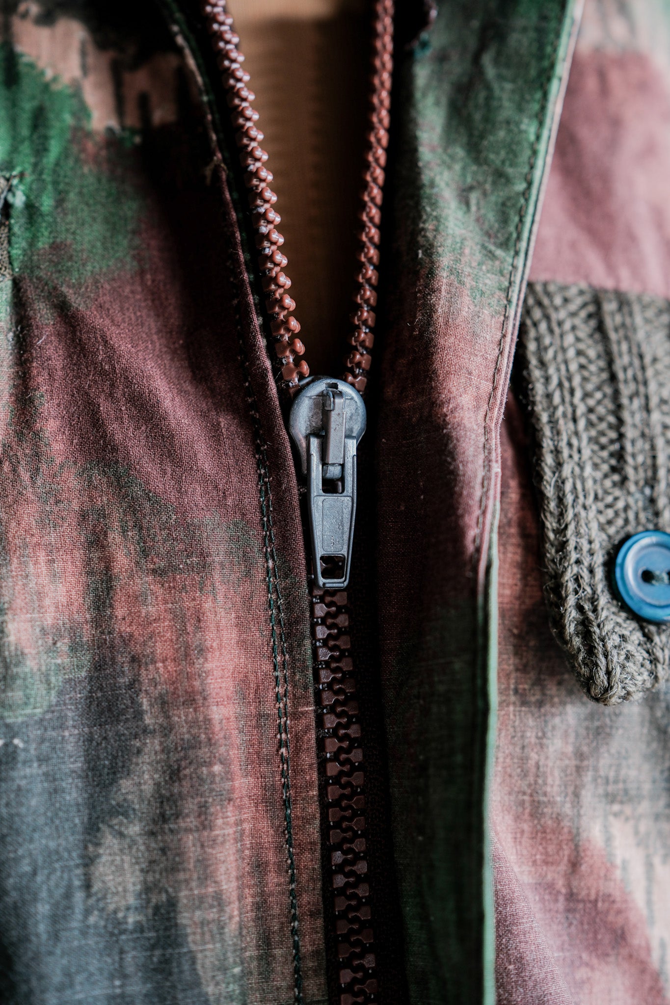 ［~60's］Czechoslovakian Air Force Sumpfmuster Pattern Camouflage Paratrooper Jacket "Localmade"