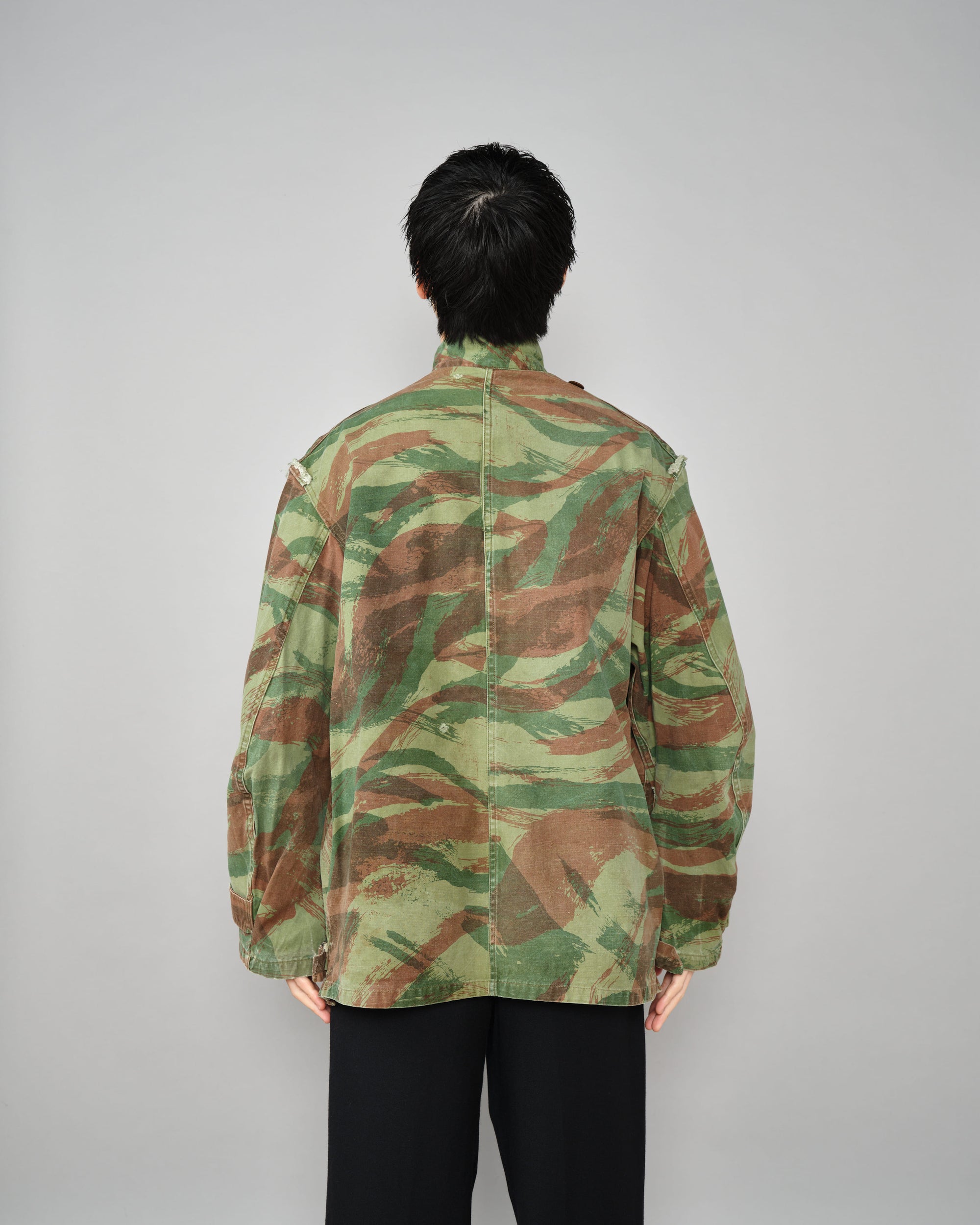 ［~50's］French Army TAP47/54 Lizard Camouflage Paratrooper Jacket Size.32
