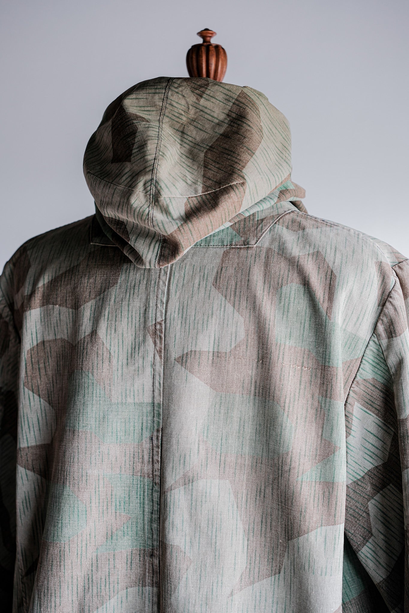 ［~40's］WWⅡ German Army Splinter Camouflage Zip Up Hooded Jacket "Localmade" "Wehrmacht"