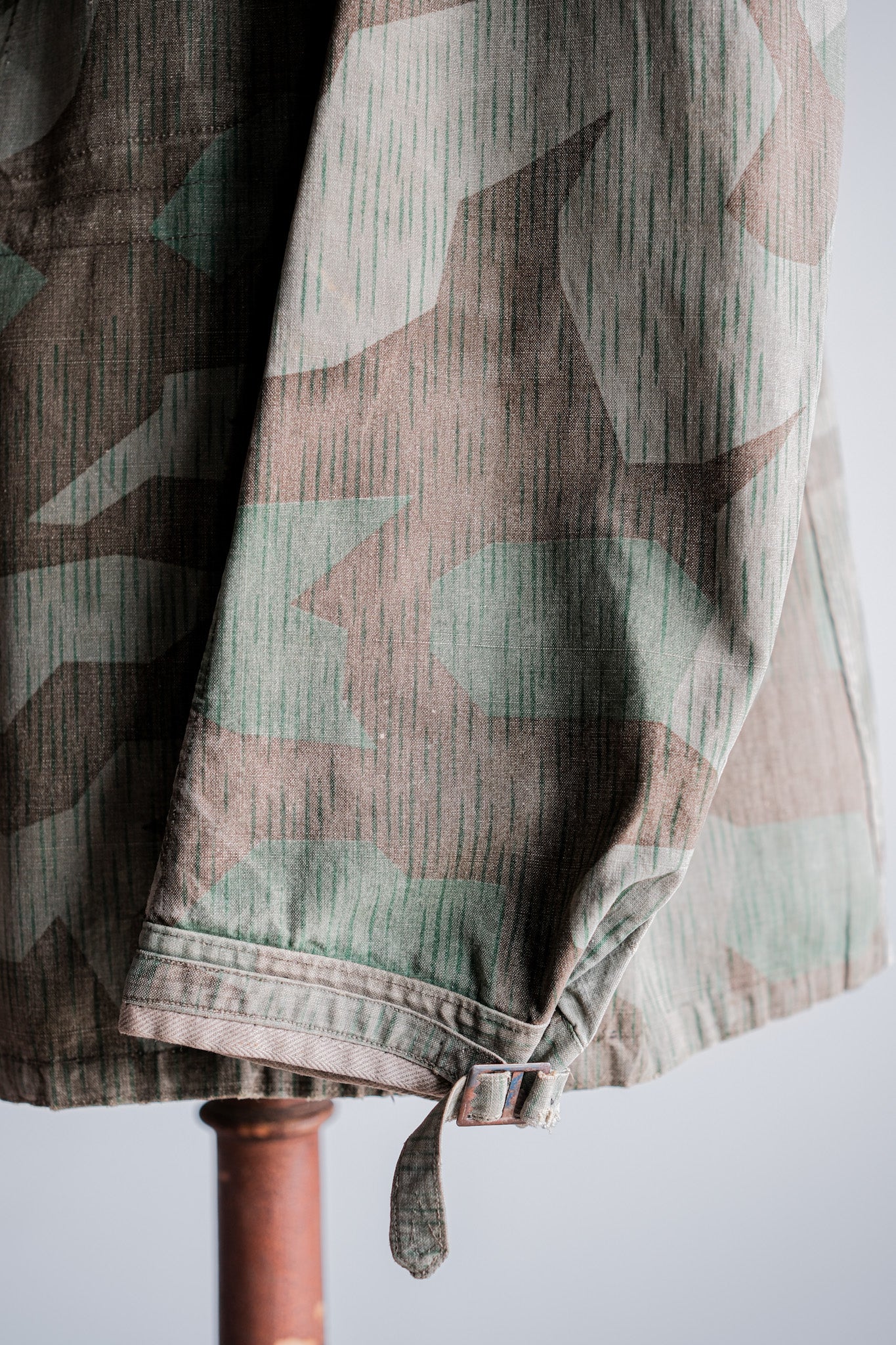 ［~40's］WWⅡ German Army Splinter Camouflage Zip Up Hooded Jacket "Localmade" "Wehrmacht"