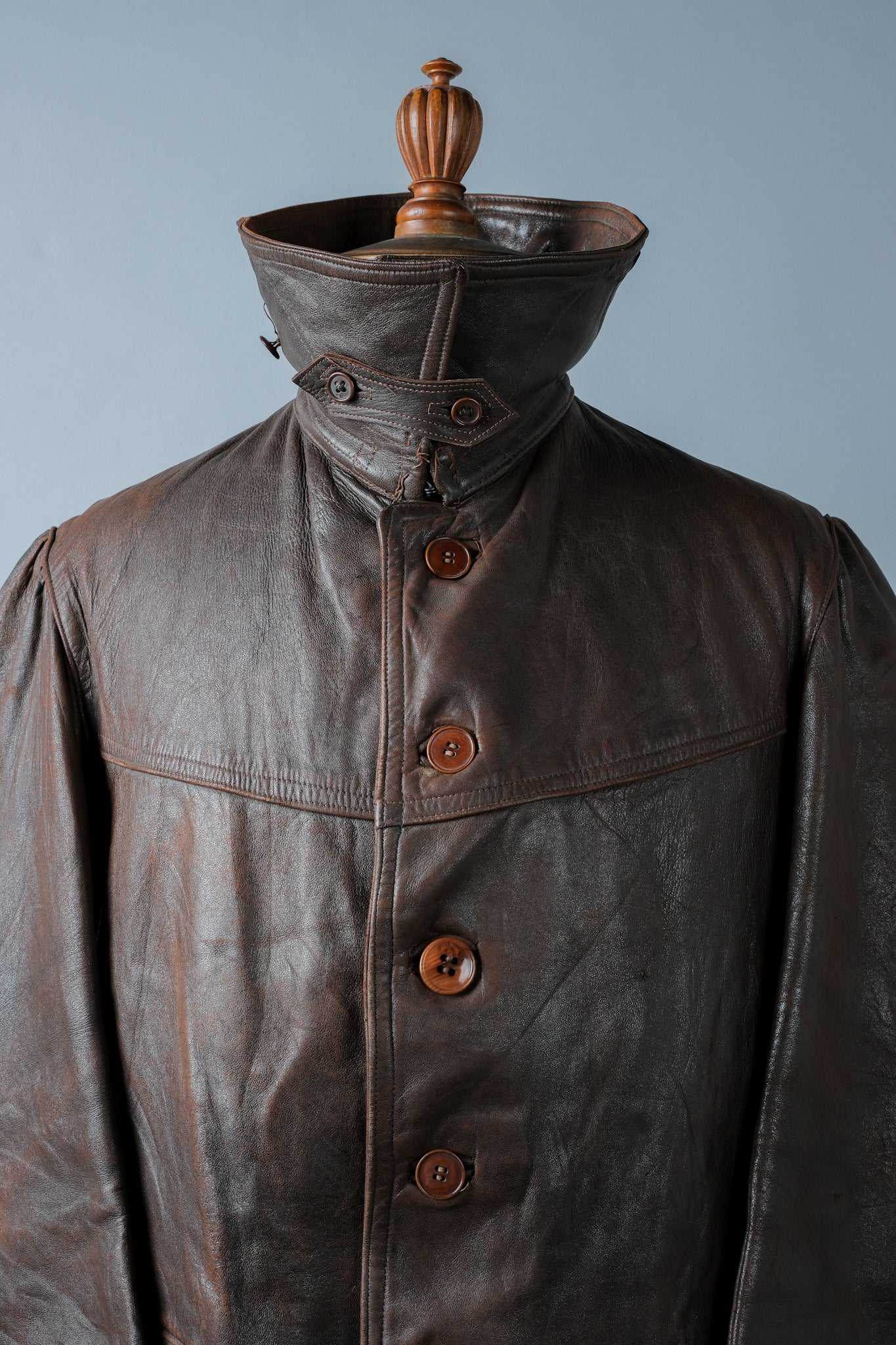 ［~40's］WWⅡ French Army M35 Tank Crew Leather Jacket