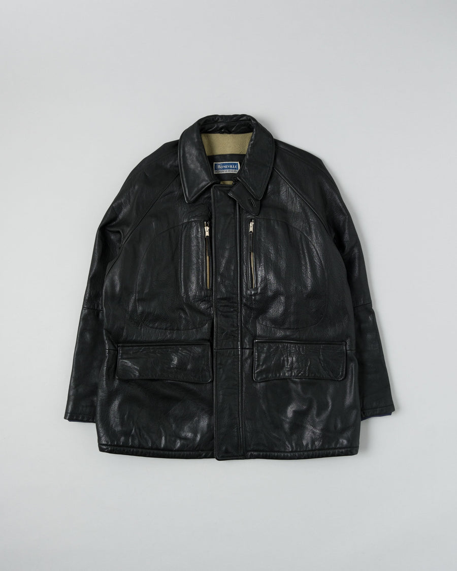 ภาพรวมของ ［~90's］Old BONEVILLE Raglan Sleeve D-pocket Leather Jacket
