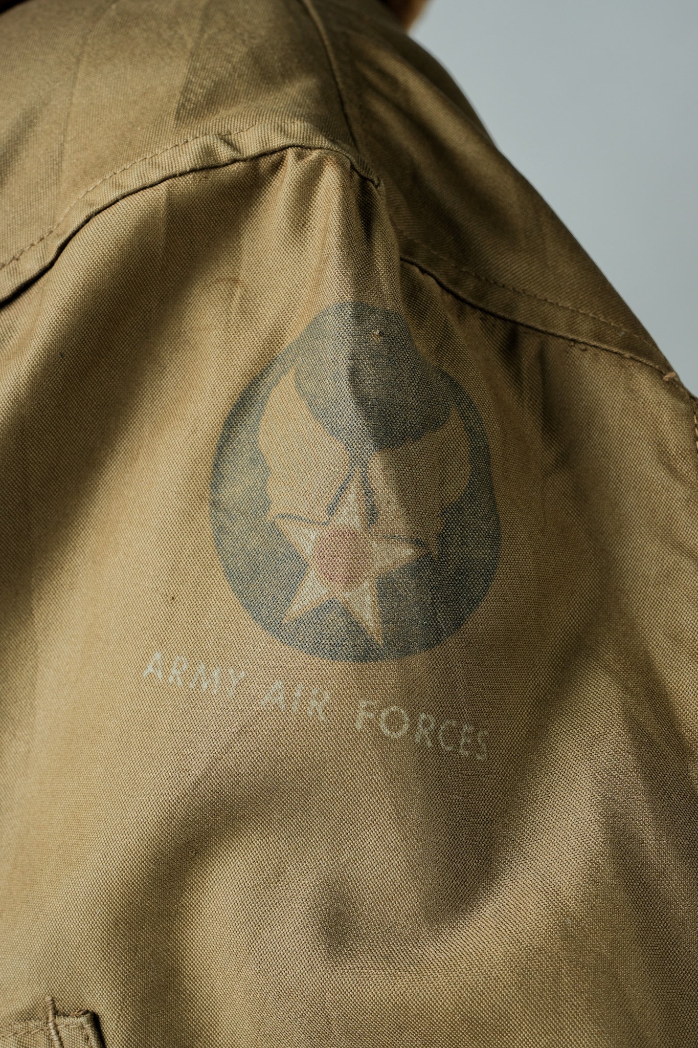 [~ 40's] WWⅱ U.Army Air Force Type B-15A Veste de vol "modifiée"