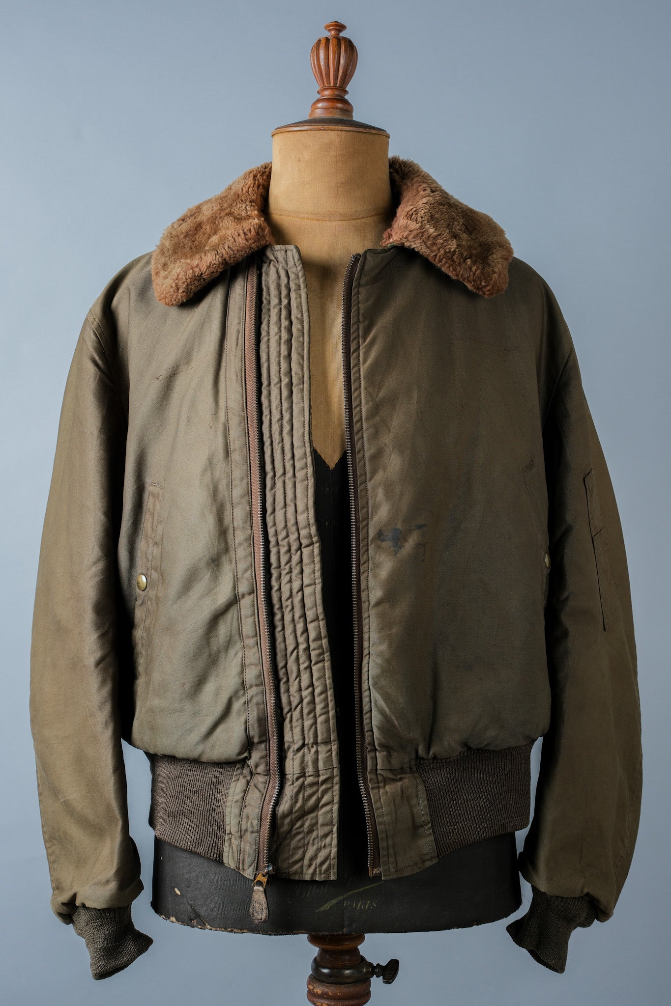 [~ 40's] WWⅱ U.Army Air Force Type B-15A Veste de vol "modifiée"