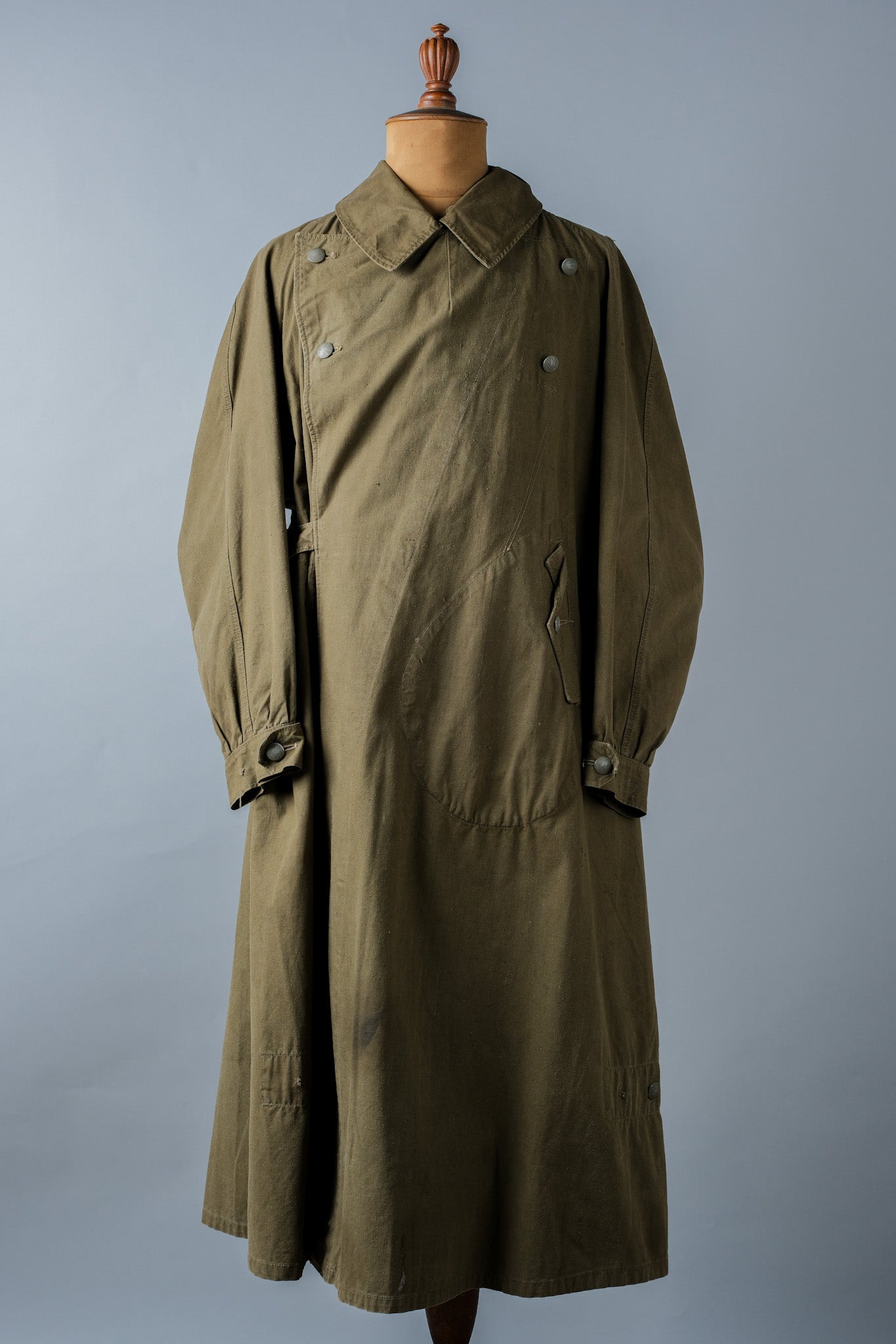 [~ 40's] WWⅱเยอรมัน Afrika Korps Coat มอเตอร์ไซค์เขตร้อน "Dak"