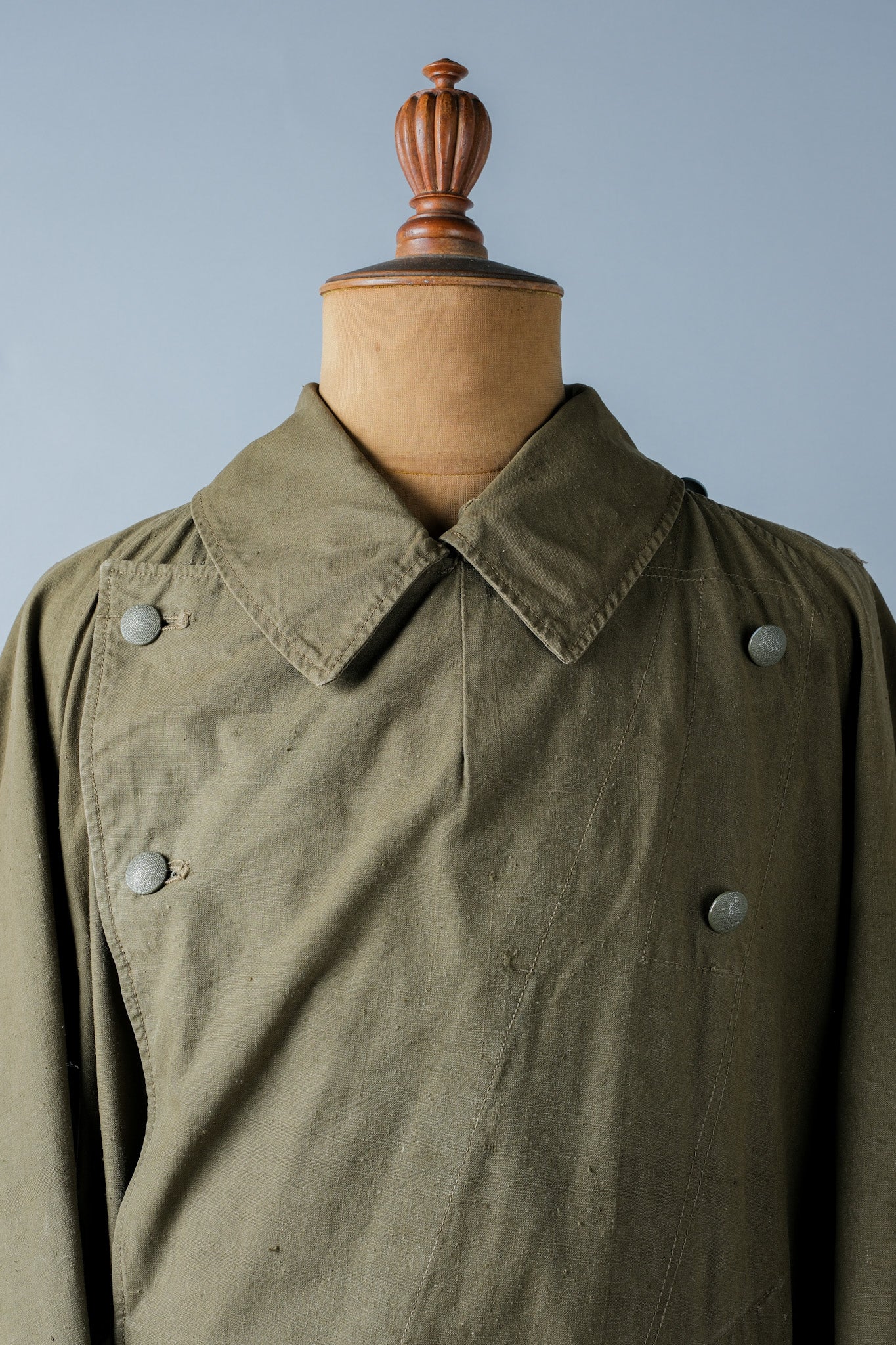 [~ 40's] WWⅡ GERMAN AFRIKA KORPS TROPICAL MOTORCYCLE COAT "DAK"